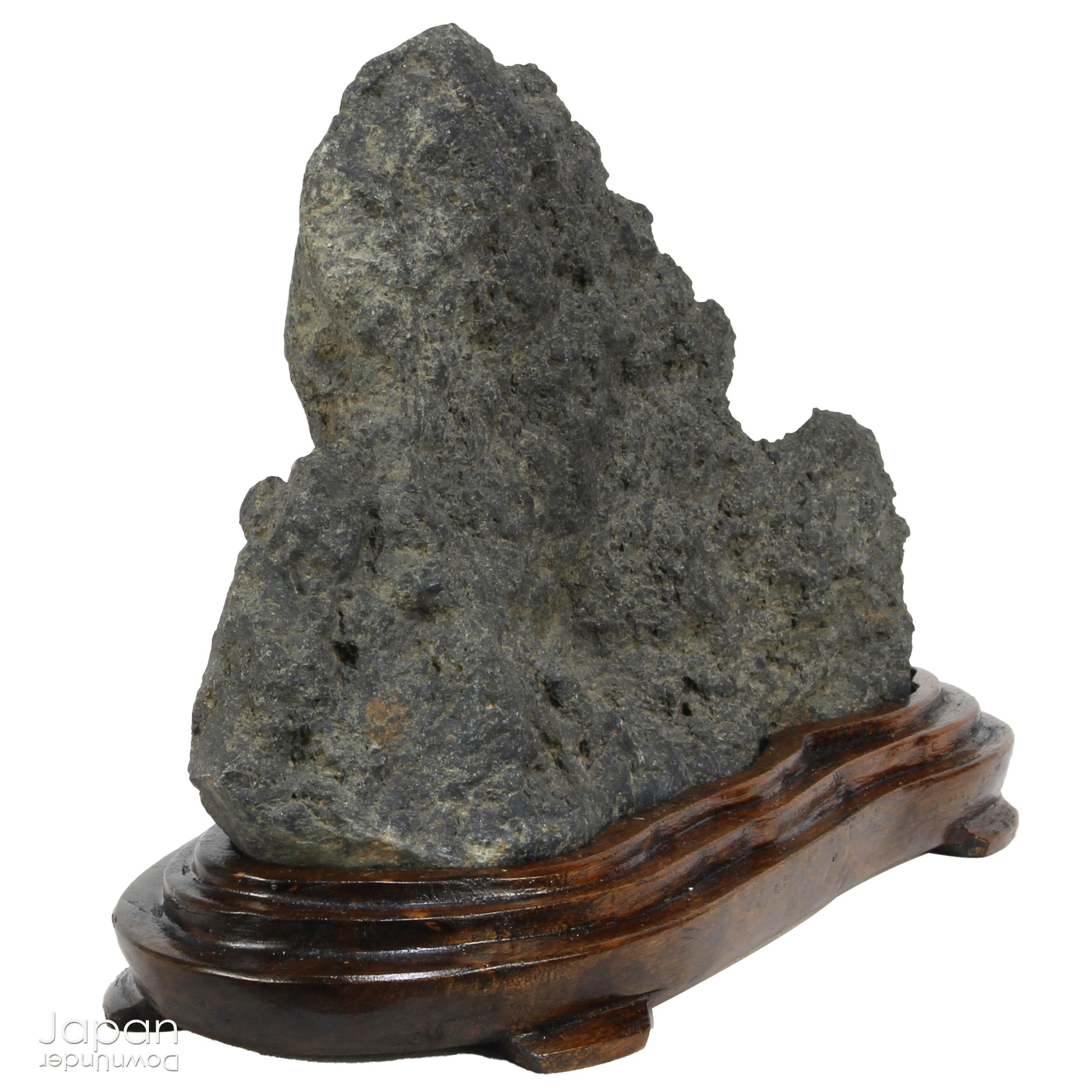 Transform your interior with the quiet presence and timeless allure of this vintage Japanese suiseki - an artful stone shaped by nature and steeped in tradition. Perched on a finely hand-carved wooden daiza (base), it radiates harmony, balance, and contemplative elegance - an ideal focal point for a serene, introspective space.