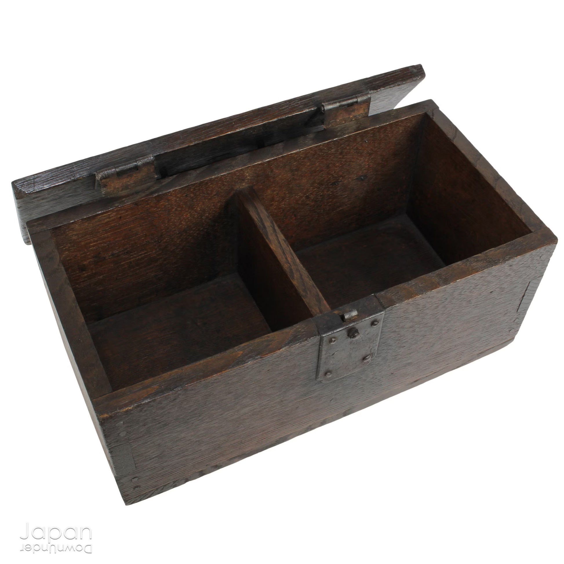 Uncover the quiet charm of this small wooden box from Japan’s Meiji period - a timeless piece where rustic practicality meets understated beauty. Modest in size but rich in character, this box offers a refined way to store your cherished small items while adding a touch of historical elegance to any space.