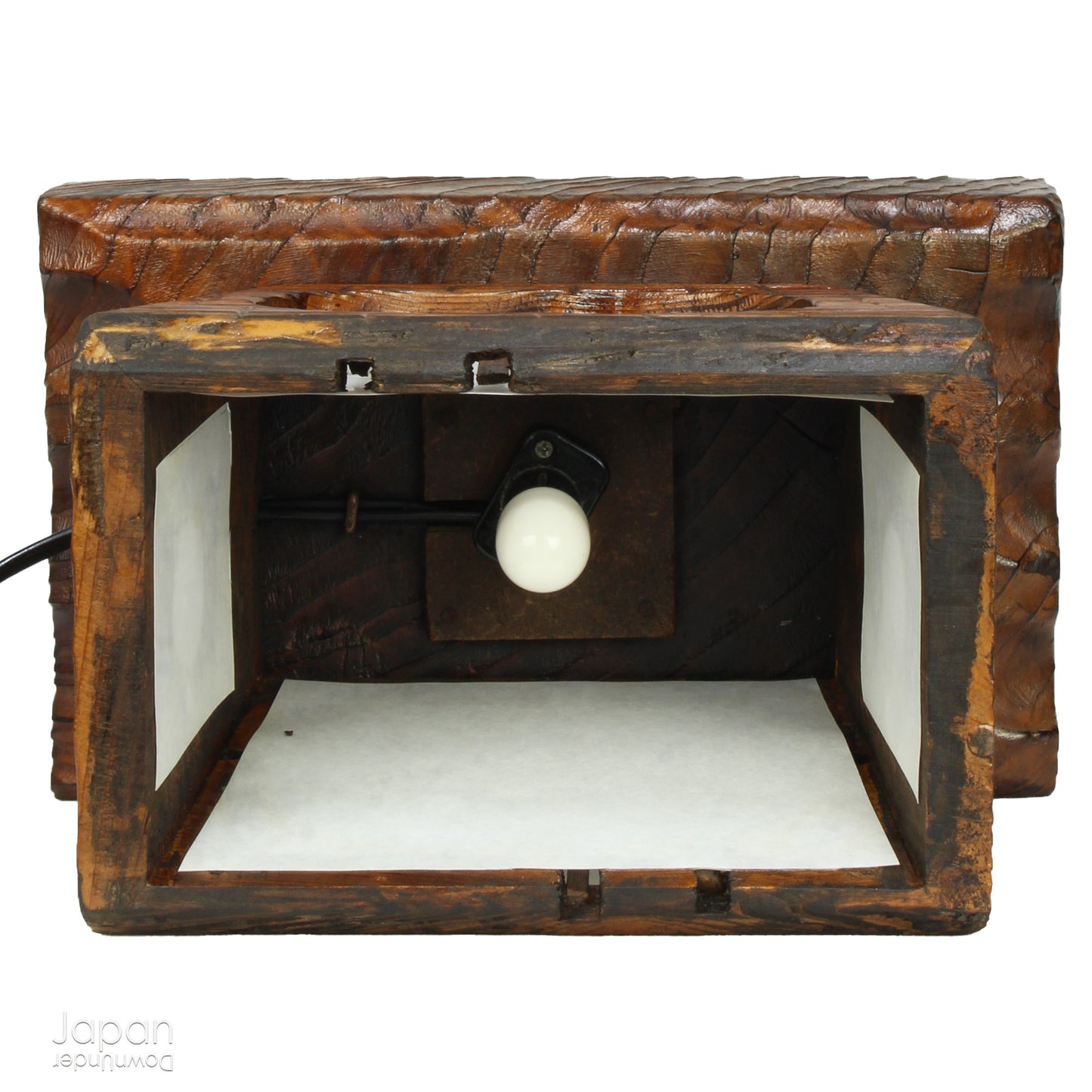 Transform your space with the tranquil charm of this exquisite vintage Japanese sugi wood table lamp, inspired by the serene beauty of mountain huts. Crafted from premium Akita sugi wood, this lamp perfectly blends rustic elegance with the warmth of nature, creating a peaceful atmosphere in any room. Ideal for cozy living rooms, serene mountain retreats, or as a unique statement piece, its soft glow invites comfort and calm.