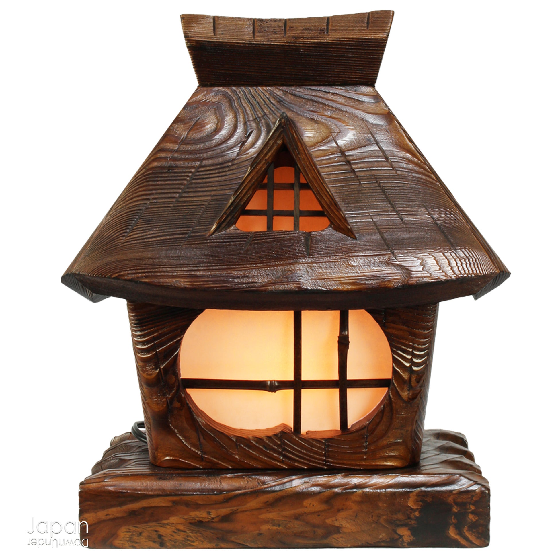 Transform your space with the tranquil charm of this exquisite vintage Japanese sugi wood table lamp, inspired by the serene beauty of mountain huts. Crafted from premium Akita sugi wood, this lamp perfectly blends rustic elegance with the warmth of nature, creating a peaceful atmosphere in any room. Ideal for cozy living rooms, serene mountain retreats, or as a unique statement piece, its soft glow invites comfort and calm.