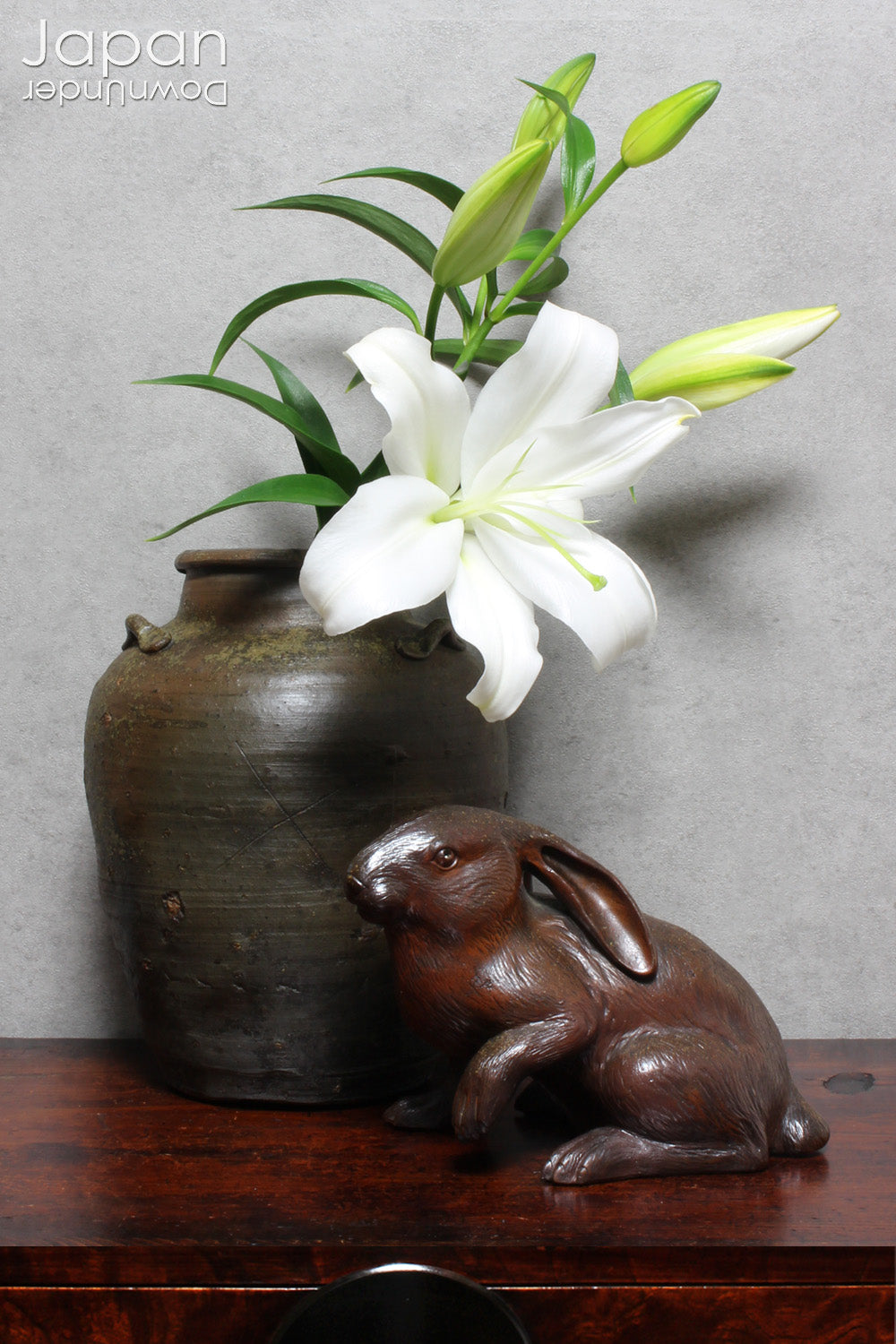 Step back in time with this wonderful Meiji era Bizen rabbit sculpture, a rare treasure that brings the essence of Japanese artistry into your home. This beautifully minimalist figure radiates rustic charm, effortlessly enhancing any room with its unique character and craftsmanship. Perfect for art collectors, enthusiasts, or anyone who appreciates the beauty of history captured in ceramic form.