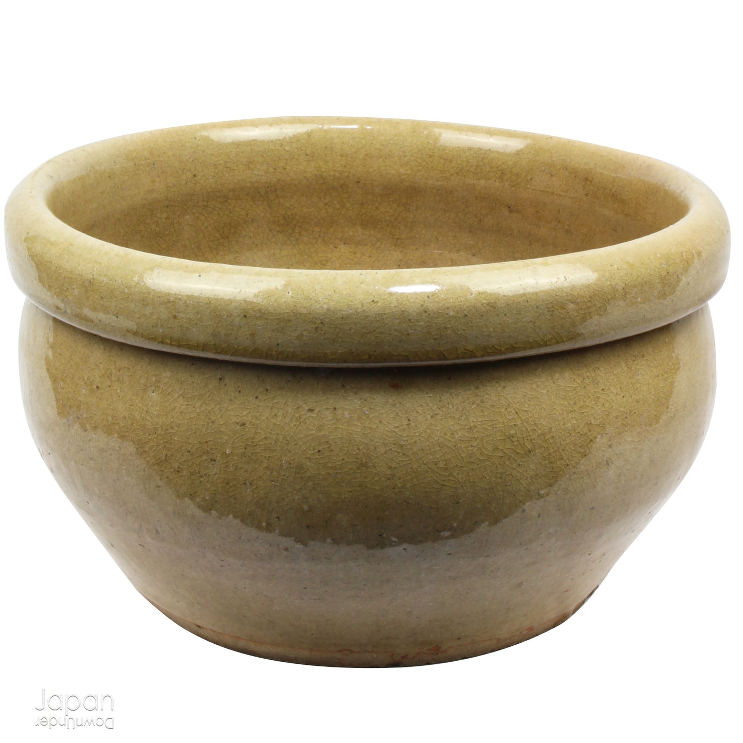 Add a touch of timeless history to your kitchen with this exquisite antique folk art stoneware mixing bowl. A true vintage gem, it offers a captivating glimpse into the artistry of the Edo and Meiji eras.