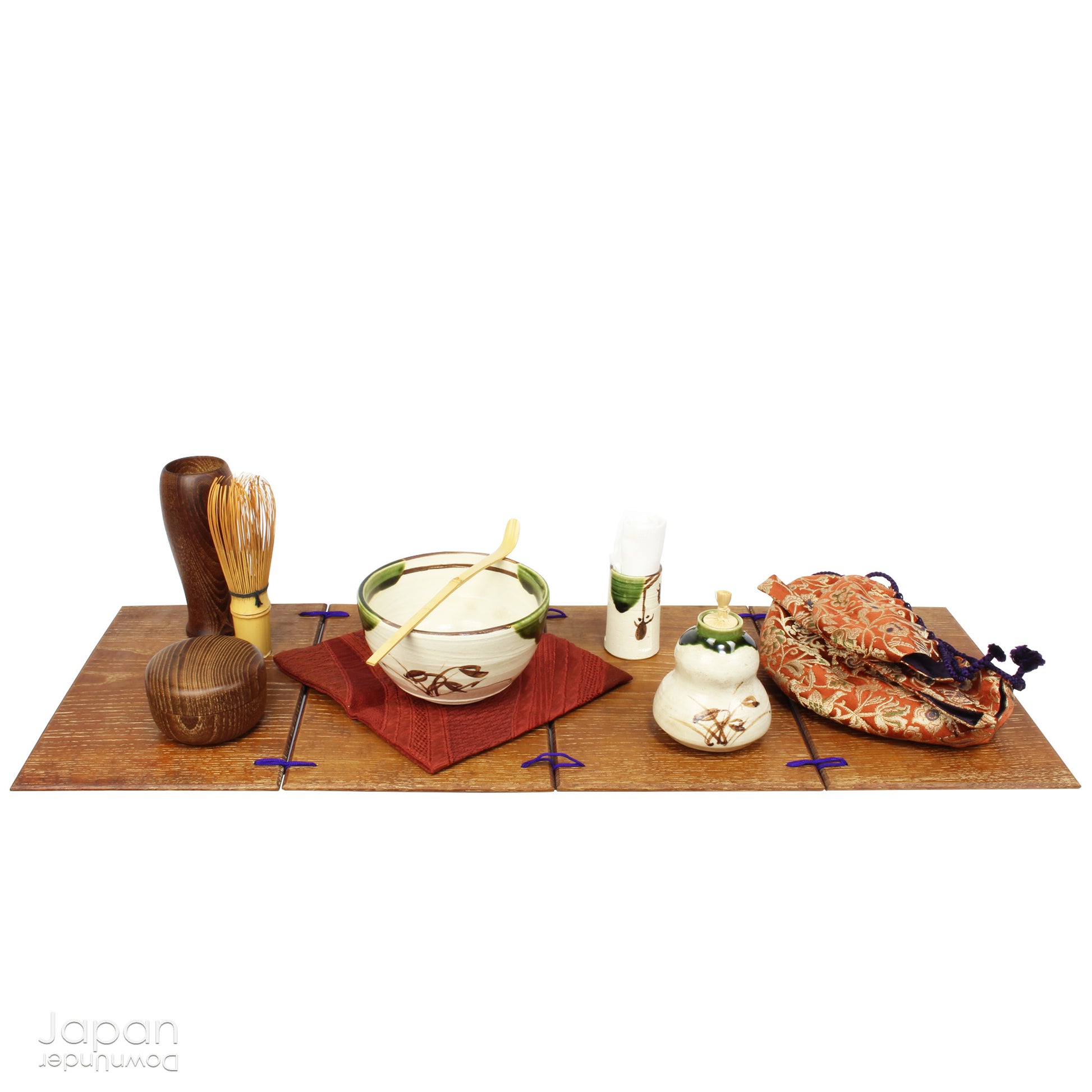 Immerse yourself in the timeless elegance of Japanese tea culture with this exquisite vintage Chabako box and utensil set. Perfect for tea enthusiasts and collectors alike, this thoughtfully designed set offers both beauty and functionality, allowing you to experience the peaceful ritual of the matcha tea ceremony wherever you go.
