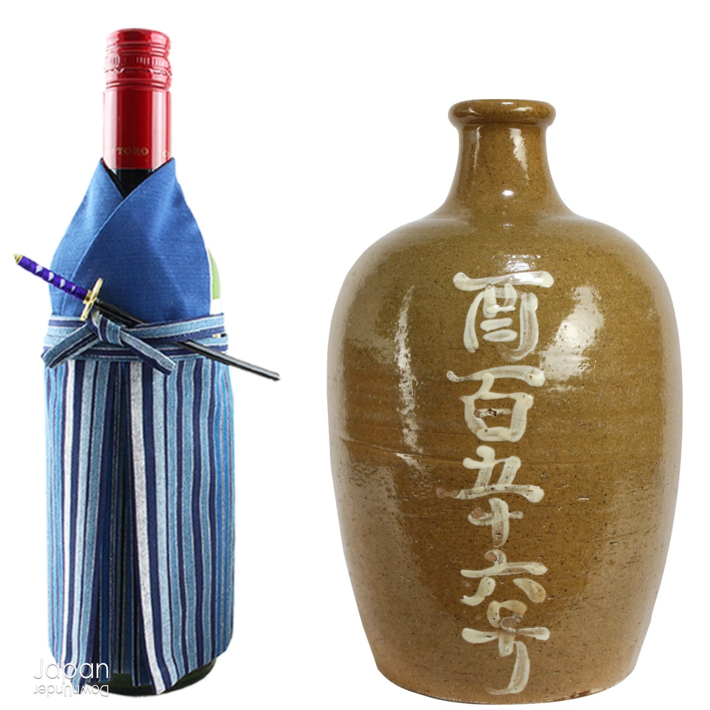 Uncover the charm and eco-conscious history of this 1900s vintage stoneware sake bottle, a one-of-a-kind treasure once used for both the purchase and storage of sake. Perfect for sake enthusiasts, collectors, or anyone looking to add a unique and sustainable piece to their collection, this bottle is a rare find that won’t last long!