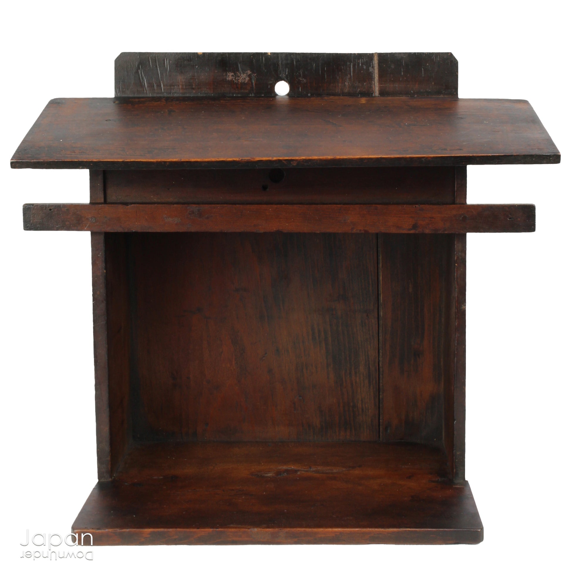 Bring a piece of history into your home with this 1900’s Shinto folk faith shrine, perfect for creating a sacred space on your own kamidana (god shelf) or within your home. This antique religious decor features the lucky gods, Ebisu and Daikoku