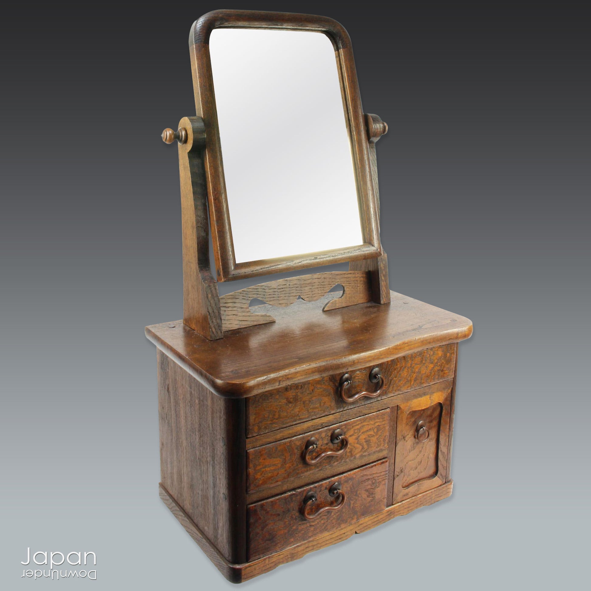 Step into the elegance of the past with this exquisite Kyodai (vanity), a true antique treasure from the 1920s. This delicate piece effortlessly combines history and practicality, perfect for bringing character and charm into modern homes.