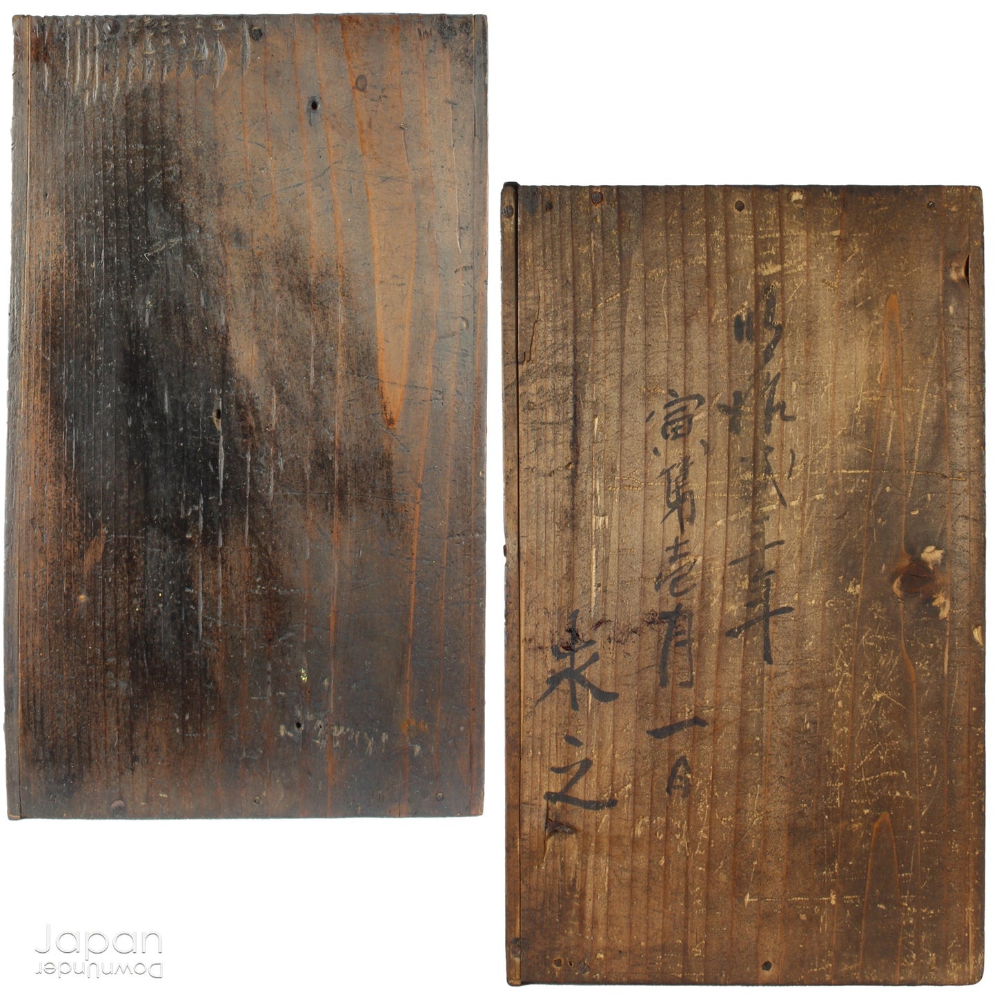 Bring a piece of history into your home with this rare 1800's Shinto folk faith shrine, perfect for creating a sacred space on your own god shelf or within your home. This antique religious decor piece includes the lucky gods, Ebisu and Daikoku.
