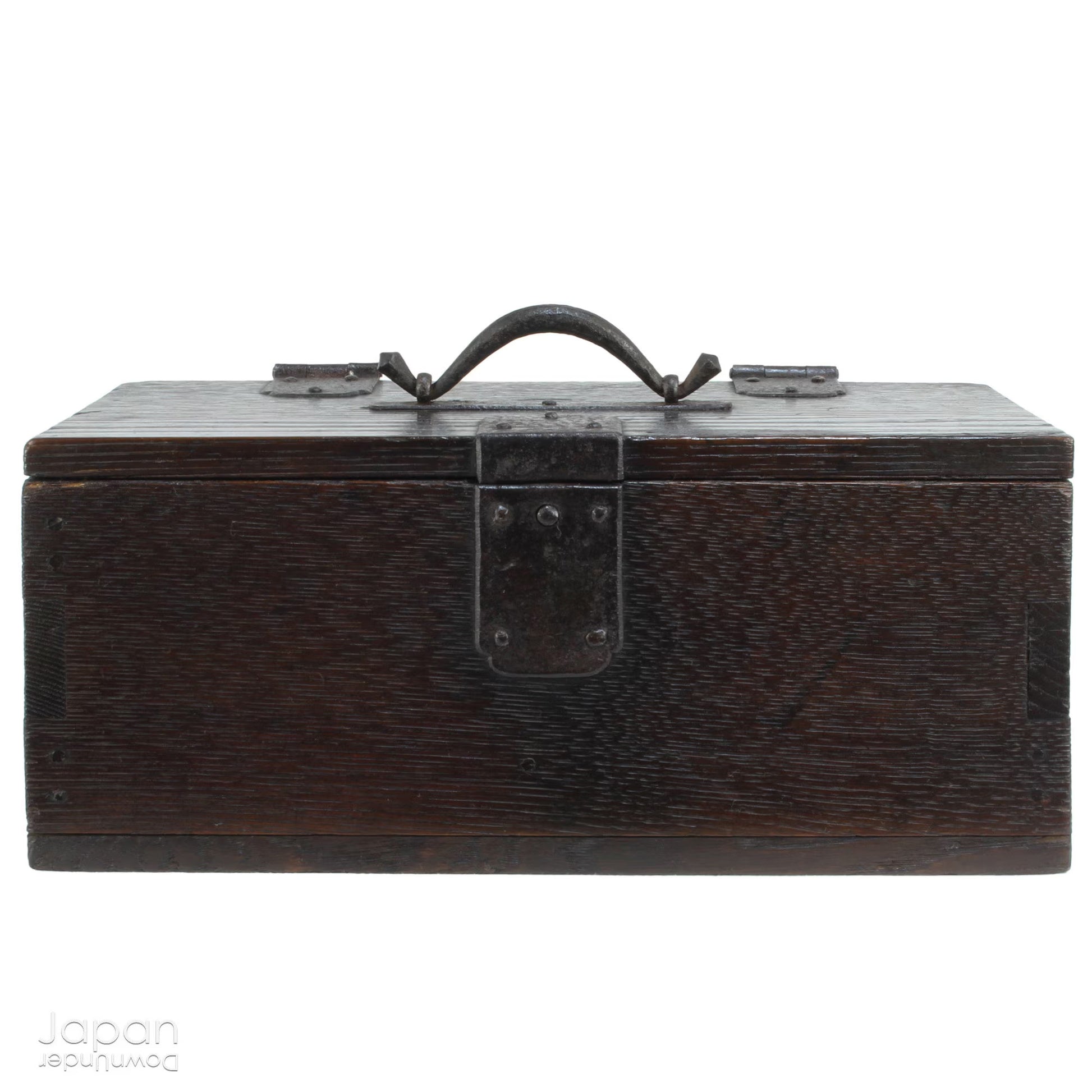 Uncover the quiet charm of this small wooden box from Japan’s Meiji period - a timeless piece where rustic practicality meets understated beauty. Modest in size but rich in character, this box offers a refined way to store your cherished small items while adding a touch of historical elegance to any space.