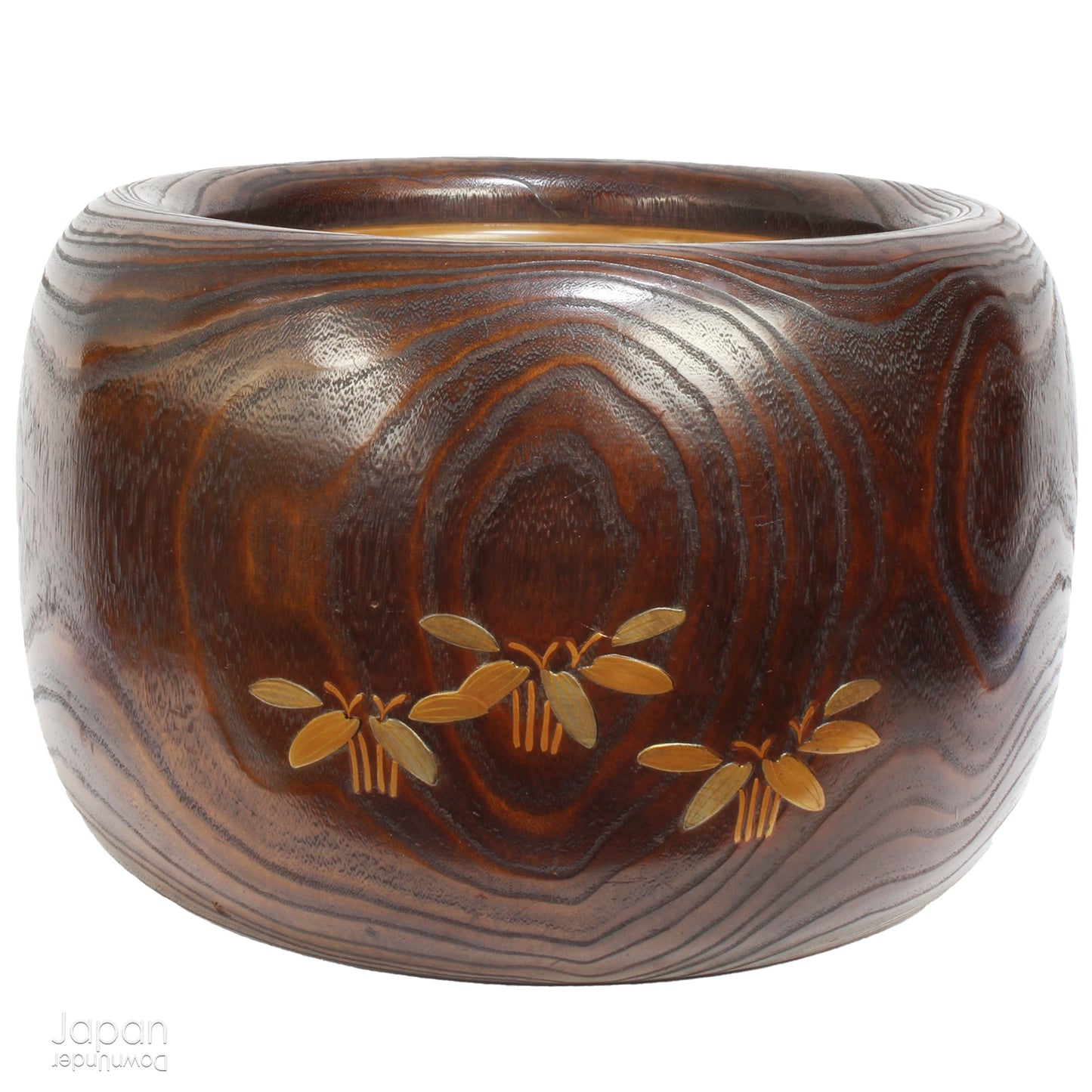 Infuse your home with the charm of Japanese tradition with this stunning antique hibachi heating pot. Adorned with intricate gold makie lacquer fans, this lovely piece seamlessly blends artistry and functionality, making it perfect as a decorative object, vase, or planter. A rare and beautiful find for those who appreciate vintage decor with a touch of elegance and history.