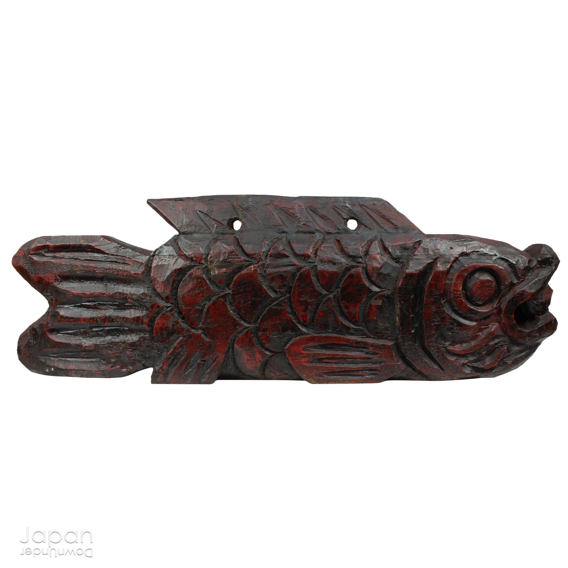 Transform your space with the beauty and history of this remarkable extra-large wooden Buddhist fish drum, a stunning piece that effortlessly blends rustic elegance with spiritual significance. Handcrafted with precision and care, this drum serves as a striking religious accent, perfect for any space with a touch of serenity and cultural depth.