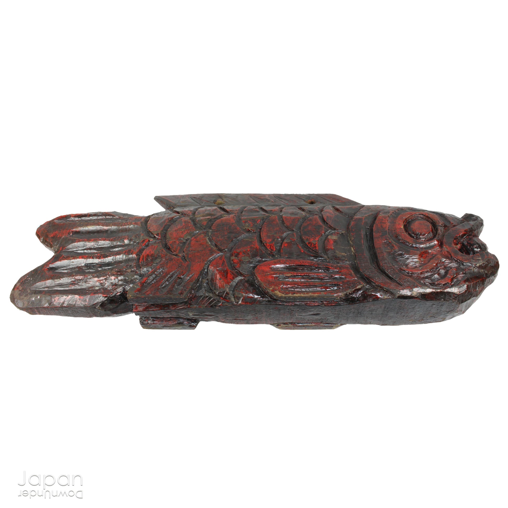 Transform your space with the beauty and history of this remarkable extra-large wooden Buddhist fish drum, a stunning piece that effortlessly blends rustic elegance with spiritual significance. Handcrafted with precision and care, this drum serves as a striking religious accent, perfect for any space with a touch of serenity and cultural depth.