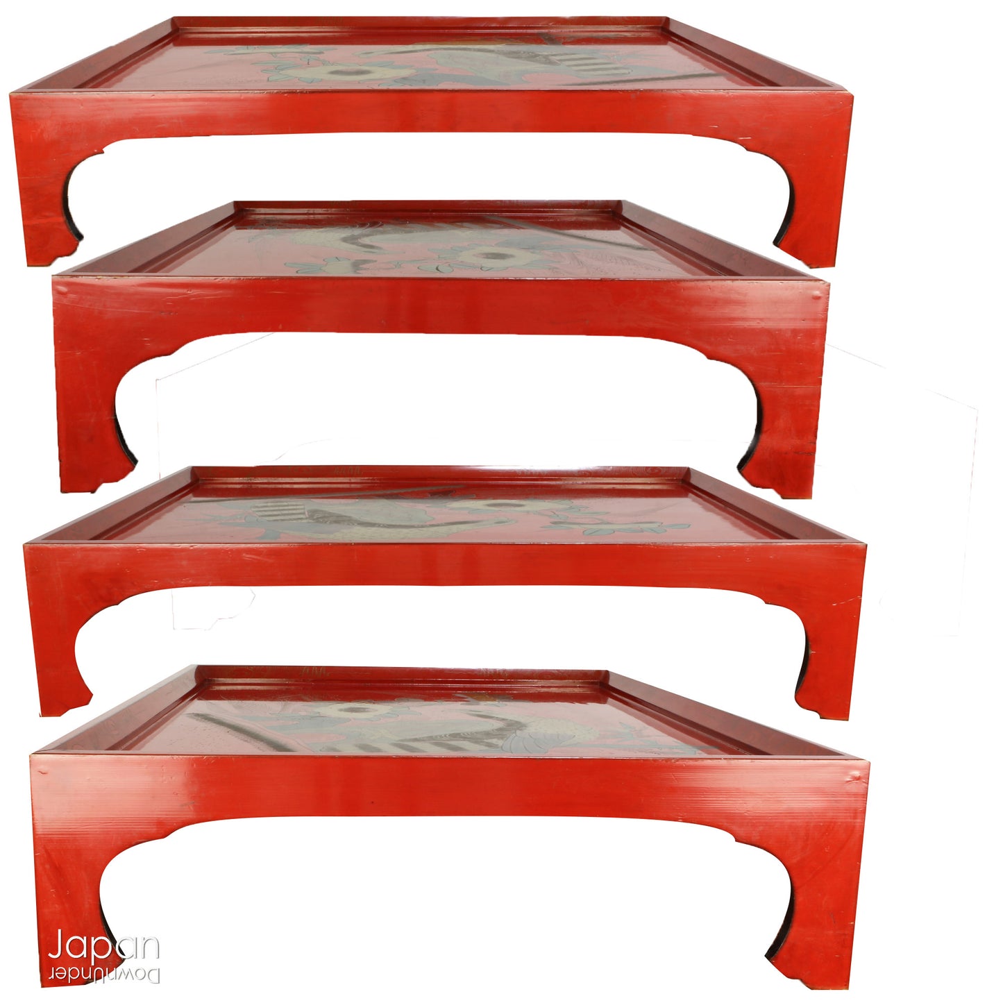 This exquisite 1800s rare red lacquer tray is a captivating piece that transports you back in time. Featuring a majestic hawk surrounded by lush peonies and bamboo, it’s not just a tray - it's a stunning work of art that brings history, culture, and elegance into your space. A true treasure for collectors and those who appreciate antique beauty, this tray offers both charm and significance.