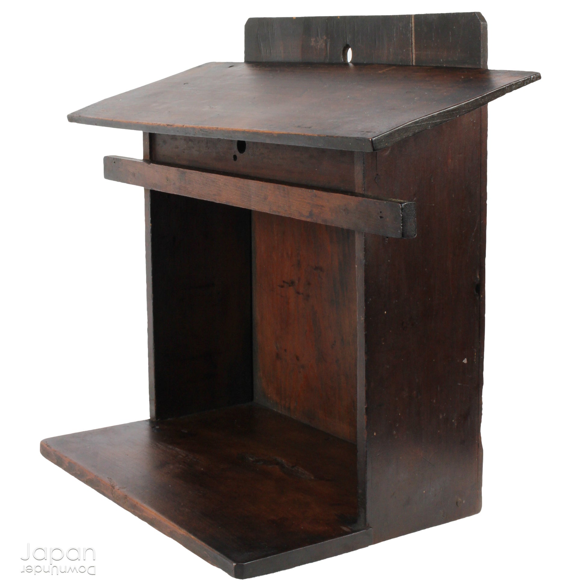 Bring a piece of history into your home with this 1900’s Shinto folk faith shrine, perfect for creating a sacred space on your own kamidana (god shelf) or within your home. This antique religious decor features the lucky gods, Ebisu and Daikoku