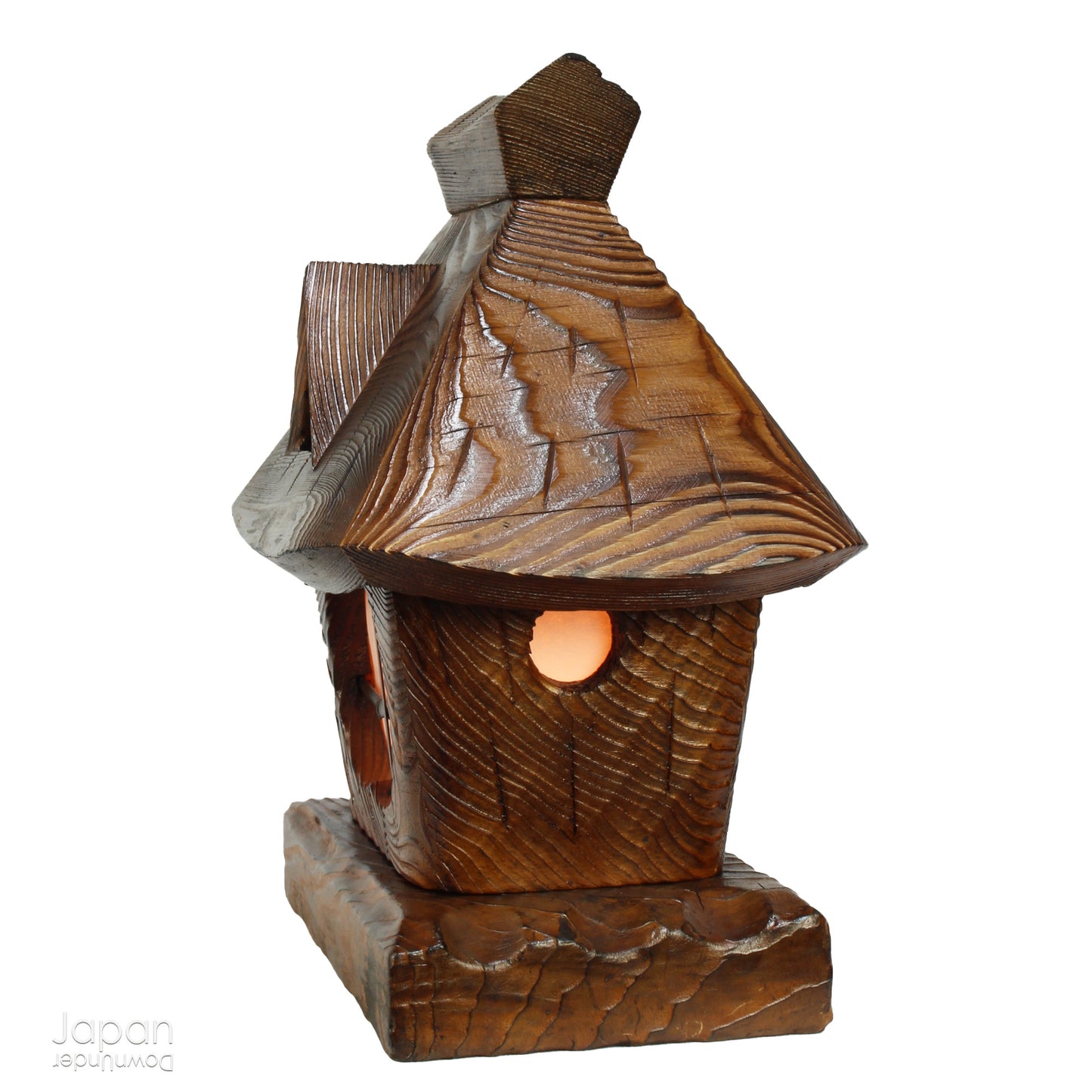 Transform your space with the tranquil charm of this exquisite vintage Japanese sugi wood table lamp, inspired by the serene beauty of mountain huts. Crafted from premium Akita sugi wood, this lamp perfectly blends rustic elegance with the warmth of nature, creating a peaceful atmosphere in any room. Ideal for cozy living rooms, serene mountain retreats, or as a unique statement piece, its soft glow invites comfort and calm.