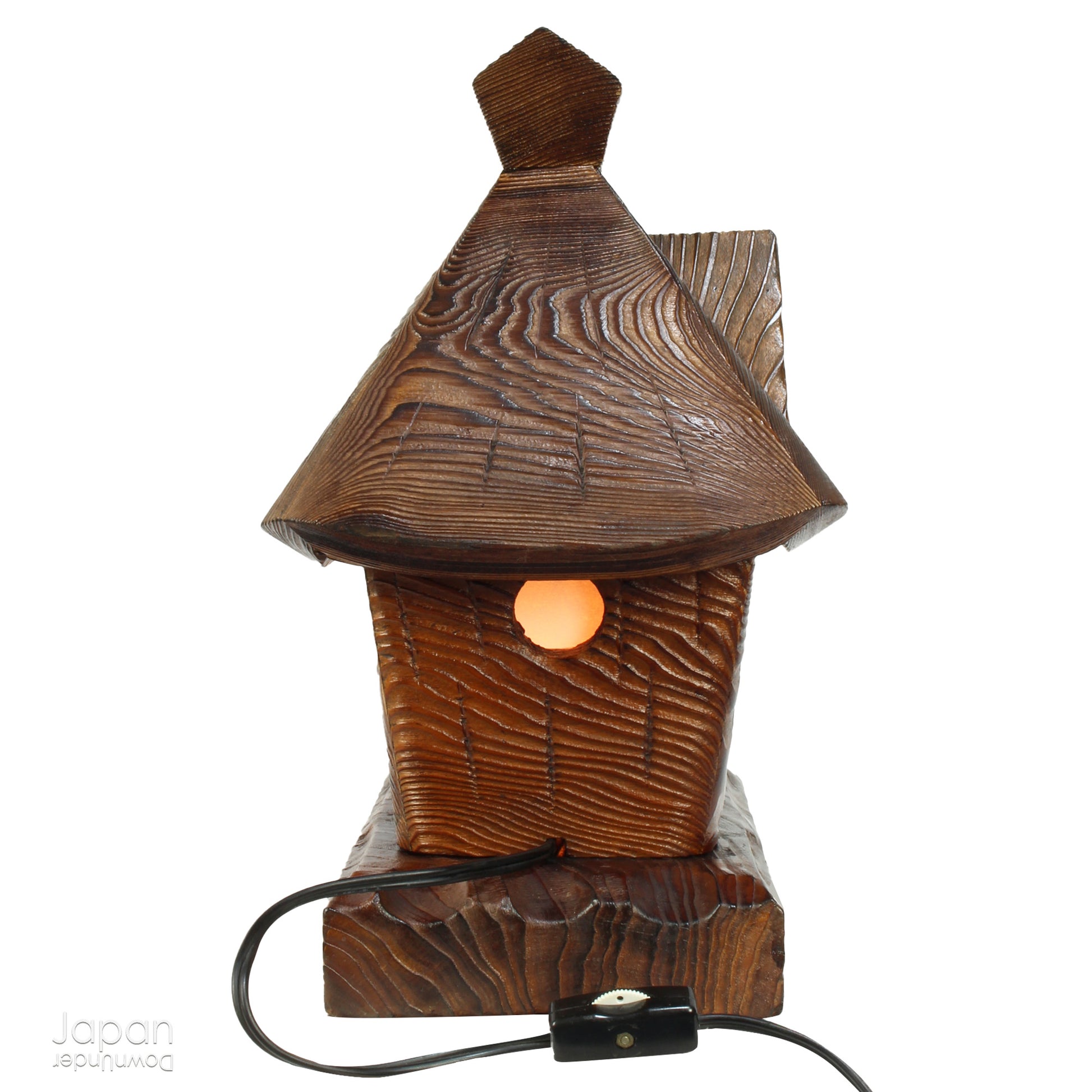 Transform your space with the tranquil charm of this exquisite vintage Japanese sugi wood table lamp, inspired by the serene beauty of mountain huts. Crafted from premium Akita sugi wood, this lamp perfectly blends rustic elegance with the warmth of nature, creating a peaceful atmosphere in any room. Ideal for cozy living rooms, serene mountain retreats, or as a unique statement piece, its soft glow invites comfort and calm.