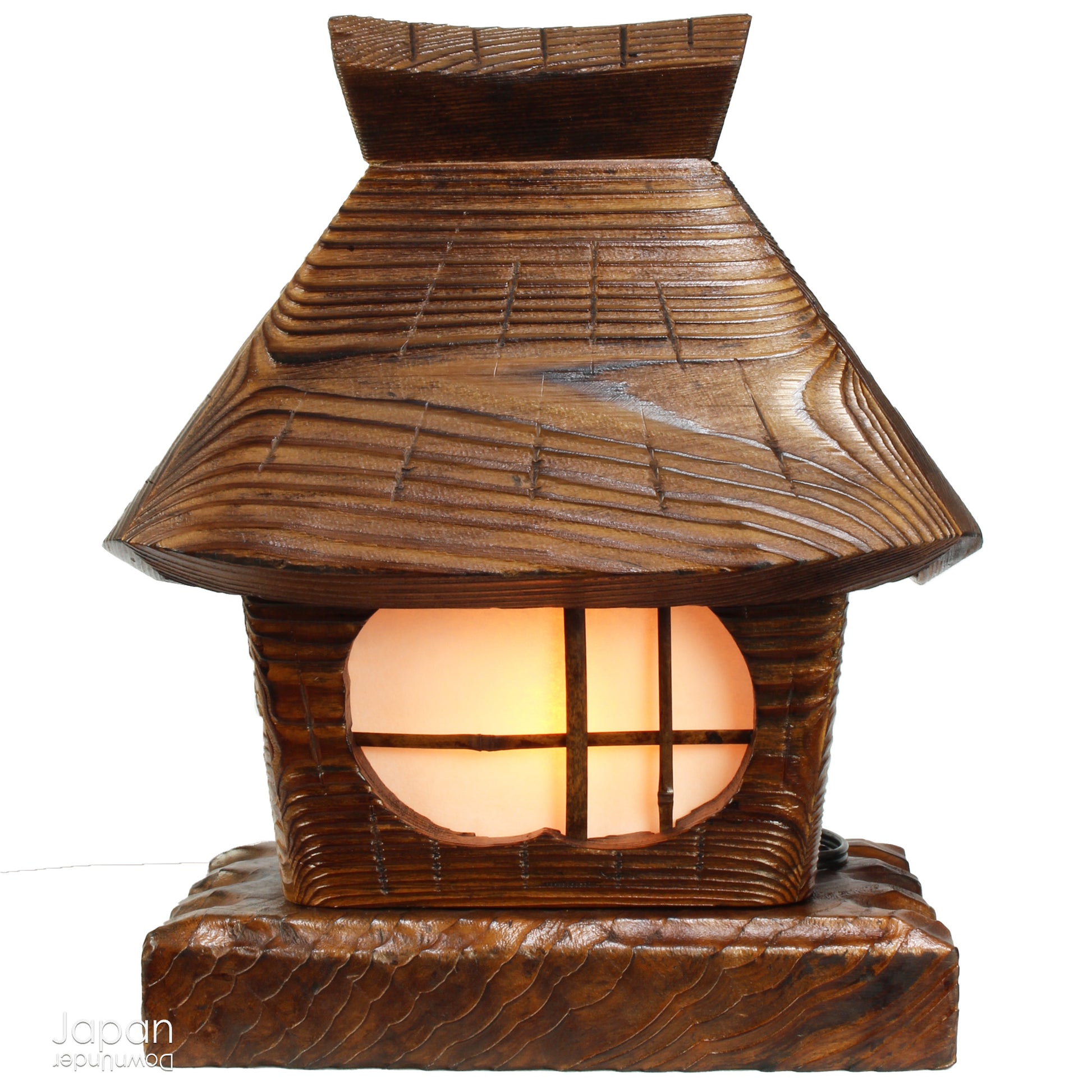 Transform your space with the tranquil charm of this exquisite vintage Japanese sugi wood table lamp, inspired by the serene beauty of mountain huts. Crafted from premium Akita sugi wood, this lamp perfectly blends rustic elegance with the warmth of nature, creating a peaceful atmosphere in any room. Ideal for cozy living rooms, serene mountain retreats, or as a unique statement piece, its soft glow invites comfort and calm.