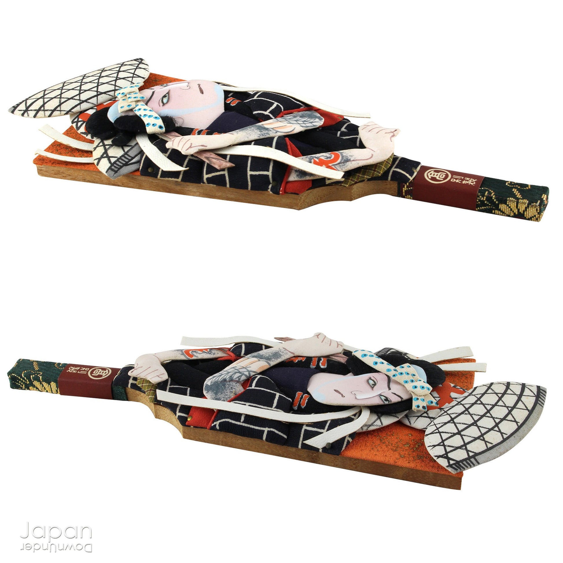 The hagoita has deep roots in Japanese New Year customs. Originally used in the game of hanetsuki - similar to badminton but played without a net - these paddles became symbolic protectors, their swift motion believed to dispel negative energy, much like the ceremonial gestures of a Shinto priest.