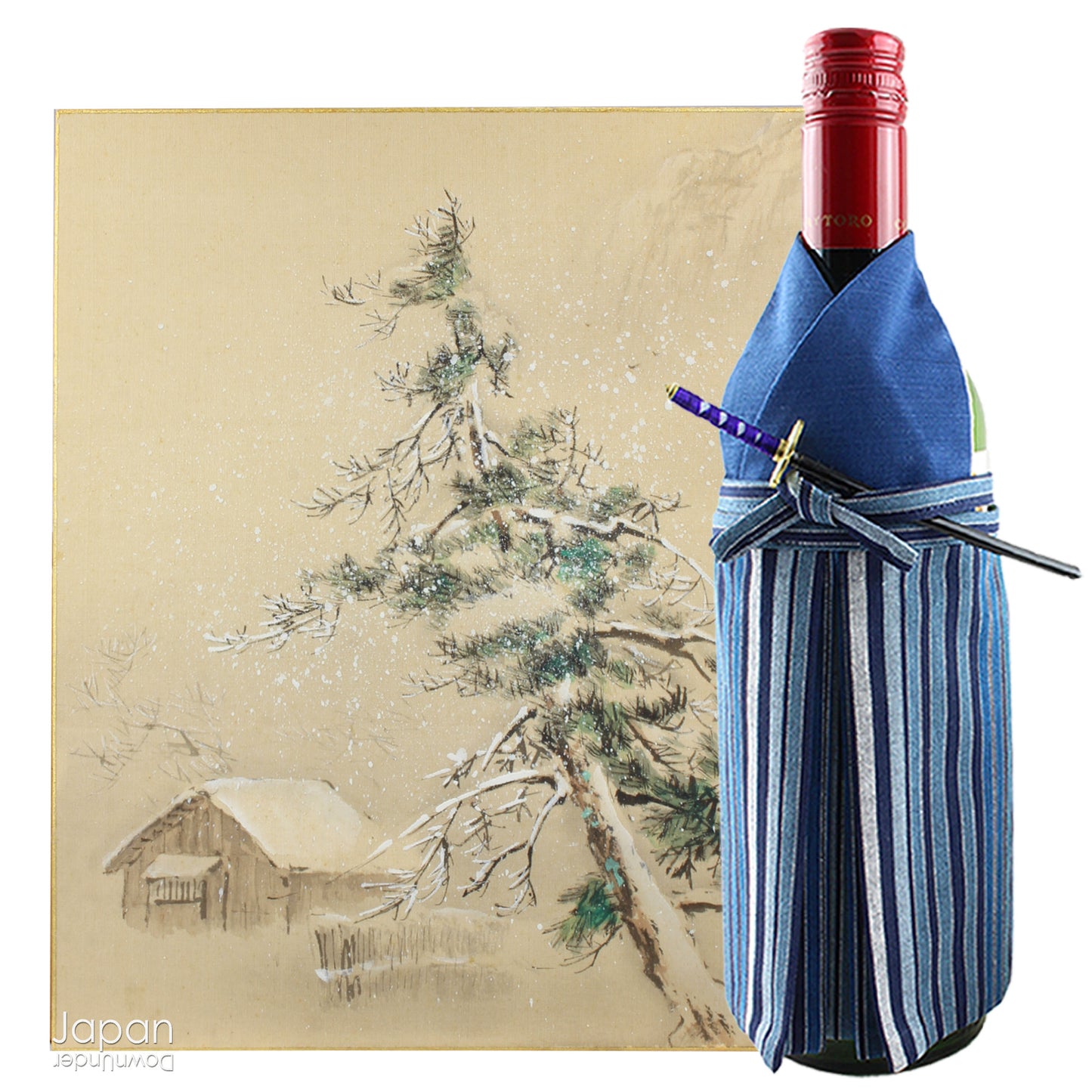 Add a touch of elegance to your space with this one-of-a-kind antique hand painted silk shikishi art board. Originally designed for display at the Japanese tea ceremony, this wonderful piece of art is filled with traditional charm.