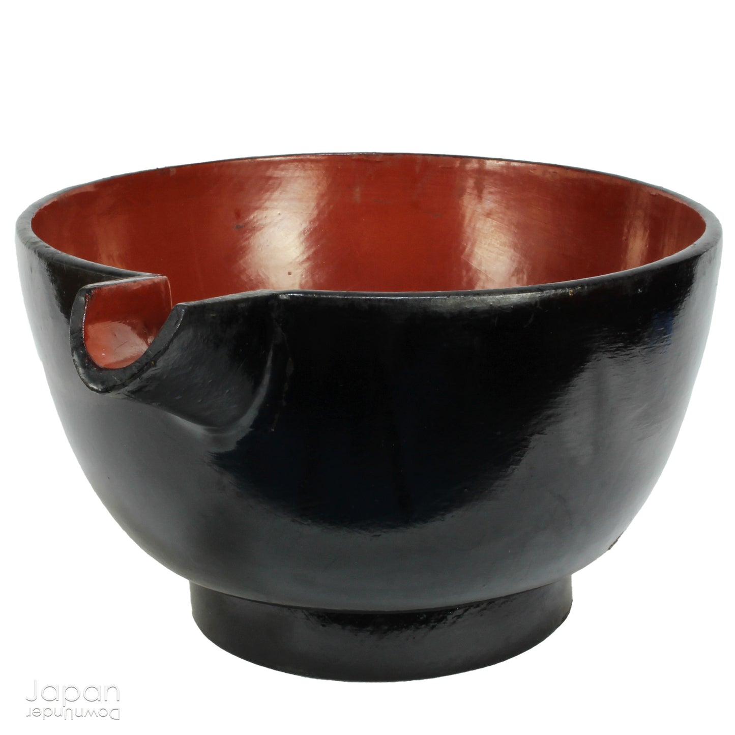 A stunning 1800’s Japanese folk art lacquer sake pourer. This versatile piece doubles as a unique flower vase or beautiful art object, adding a touch of rustic charm to any decor. With the wonderful patina of use, it a truly one-of-a-kind treasure.