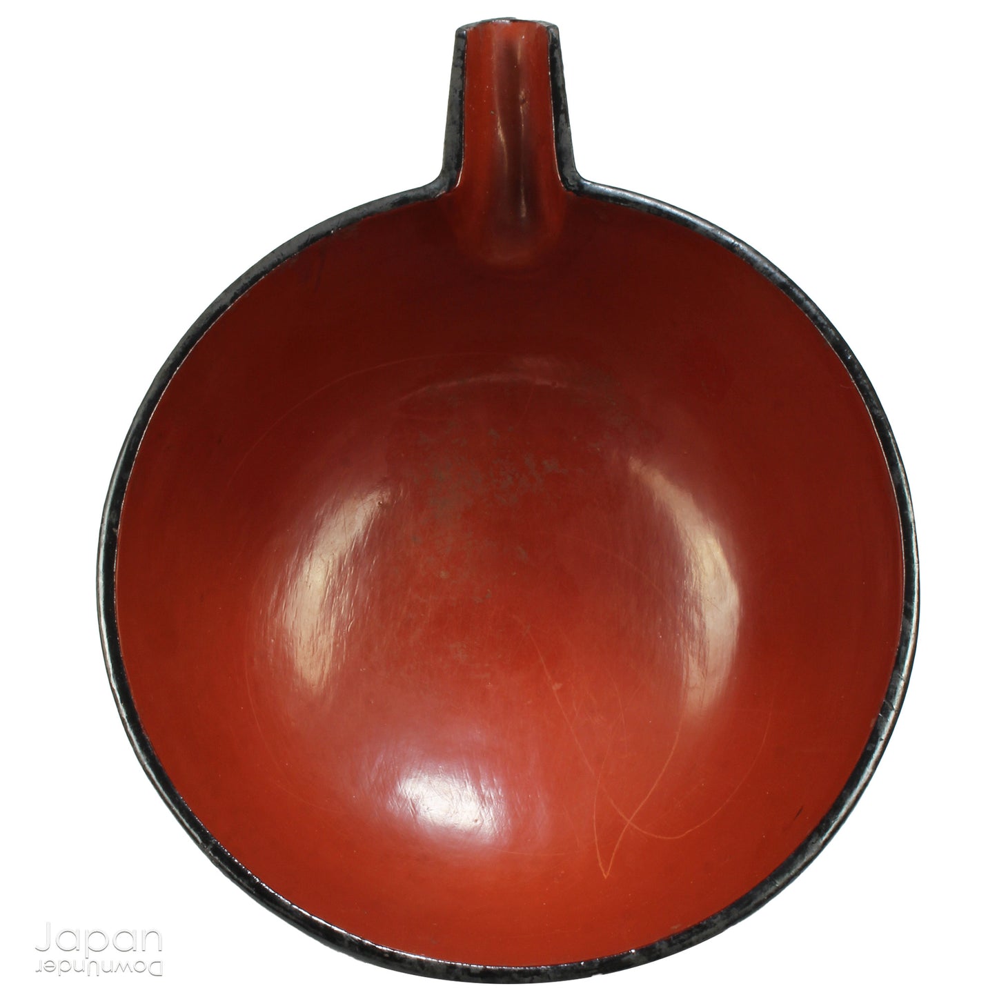 A stunning 1800’s Japanese folk art lacquer sake pourer. This versatile piece doubles as a unique flower vase or beautiful art object, adding a touch of rustic charm to any decor. With the wonderful patina of use, it a truly one-of-a-kind treasure.