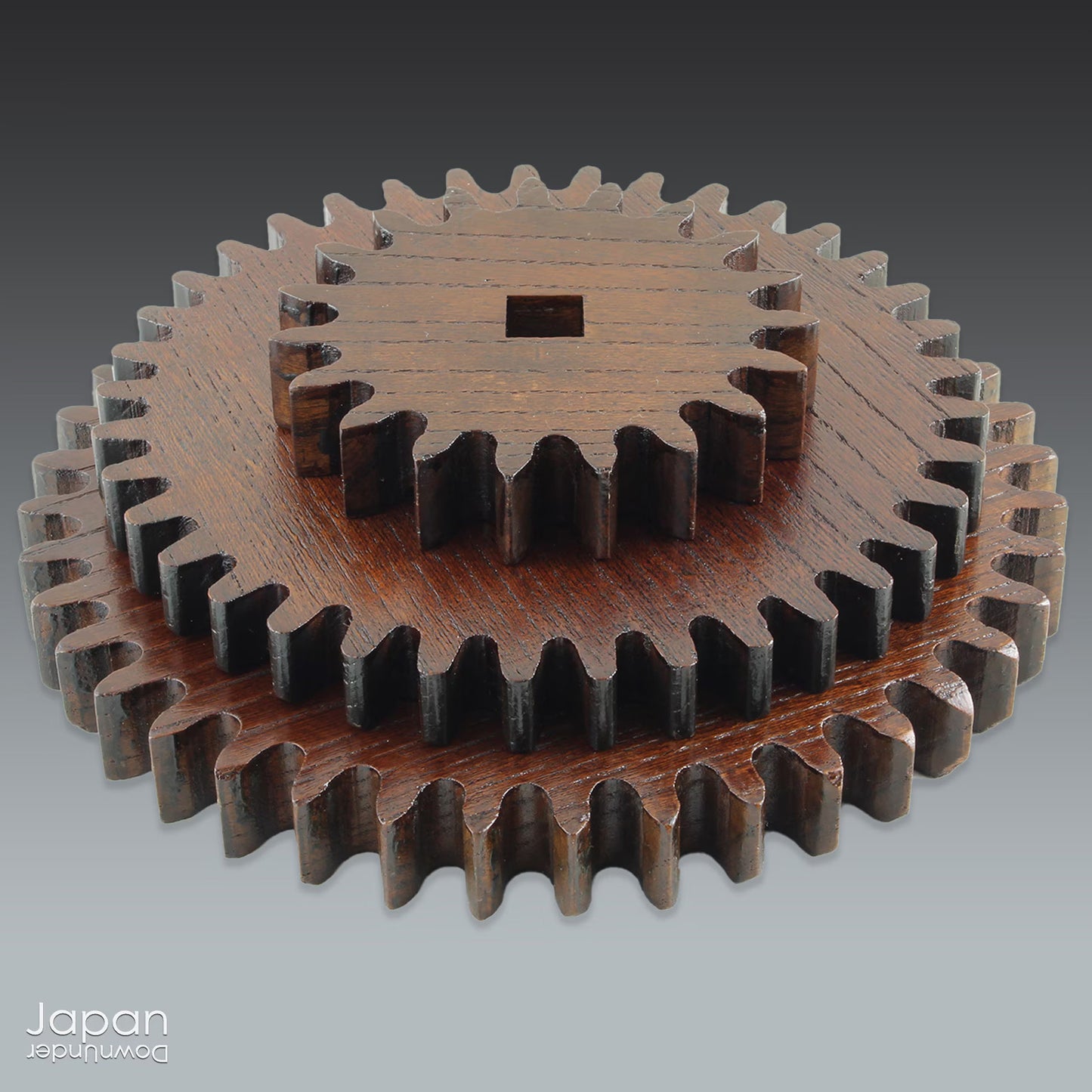 Add a touch of history and rustic charm to your home with these exquisite handcrafted wooden gears, salvaged from the rich tradition of Japan's silk industry. Perfect for those who appreciate the beauty of industrial antiques, these cogs will transform any space into a timeless display.