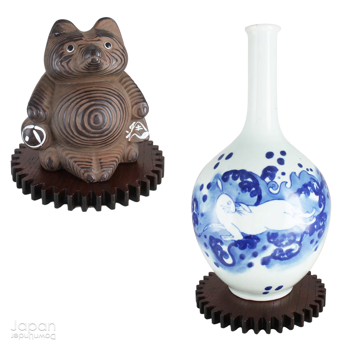 Add a touch of history and rustic charm to your home with these exquisite handcrafted wooden gears, salvaged from the rich tradition of Japan's silk industry. Perfect for those who appreciate the beauty of industrial antiques, these cogs will transform any space into a timeless display.