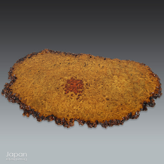 Bring timeless elegance and natural beauty into your space with this exquisite stand, handcrafted from rare burled Chinese quince wood. Designed to showcase bonsai, suiseki viewing stones, treasured ornaments, or seasonal flower arrangements, this piece adds a refined touch to any setting.