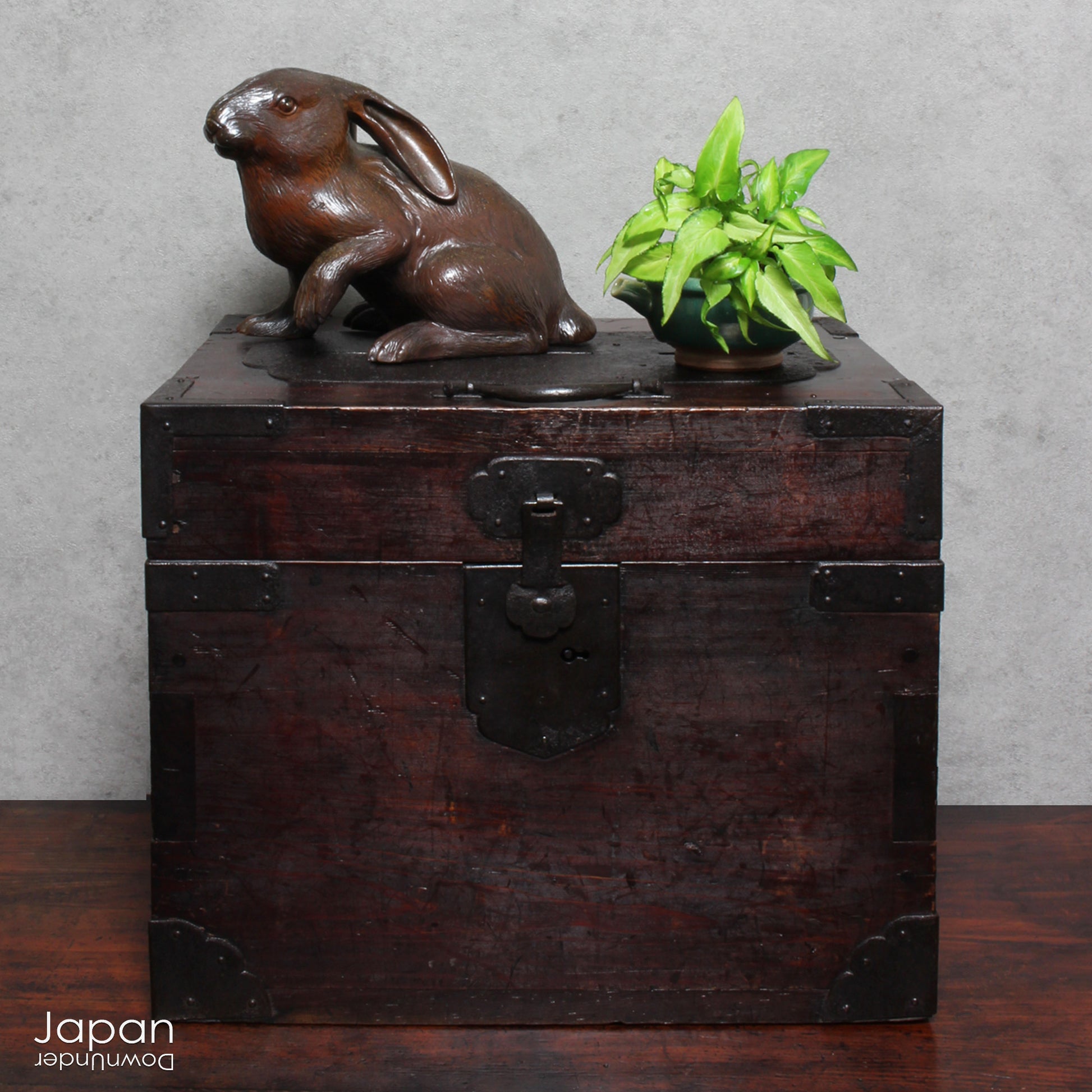 Step back in time with this wonderful Meiji era Bizen rabbit sculpture, a rare treasure that brings the essence of Japanese artistry into your home. This beautifully minimalist figure radiates rustic charm, effortlessly enhancing any room with its unique character and craftsmanship. Perfect for art collectors, enthusiasts, or anyone who appreciates the beauty of history captured in ceramic form.