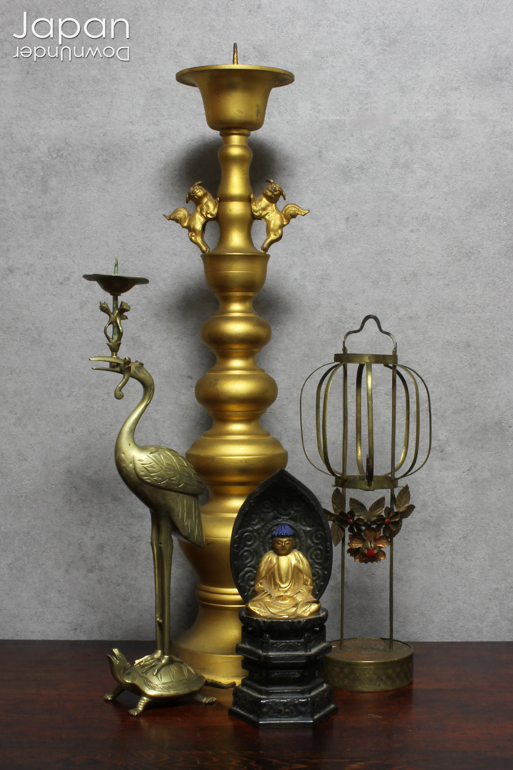 Transform your living space with the timeless elegance of this vintage Amida Nyorai statue, adorned with intricate gold gilt and striking black lacquer accents. A true testament to Japanese artistry, this handcrafted statue reflects the serene beauty and spiritual significance of one of Buddhism’s most cherished figures.