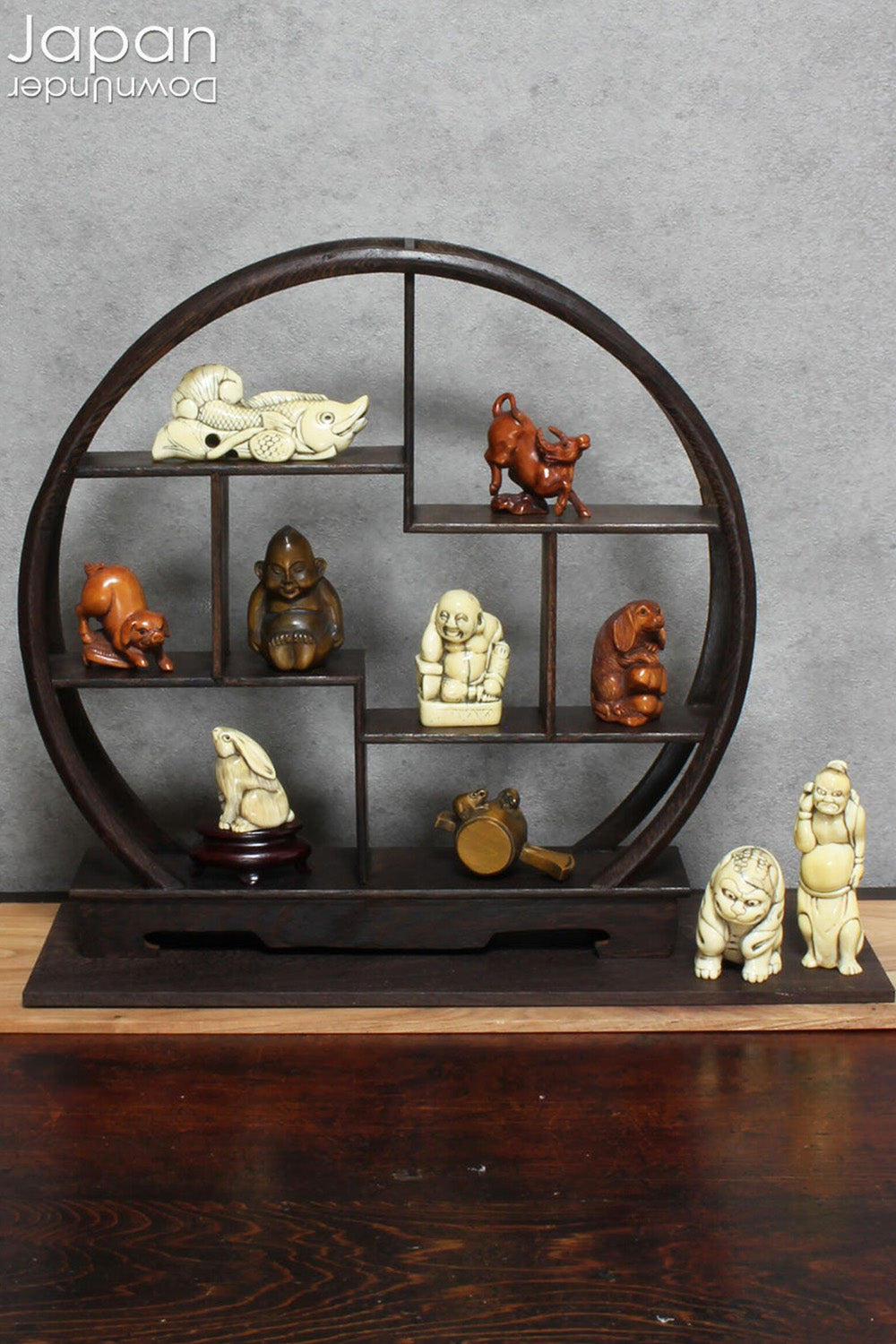 Bring quiet elegance and visual harmony to your space with this handcrafted display shelf - an ideal stage for suiseki stones, miniature treasures, teapots, or beloved keepsakes. More than just storage, this piece turns your collection into a thoughtful and serene focal point.
