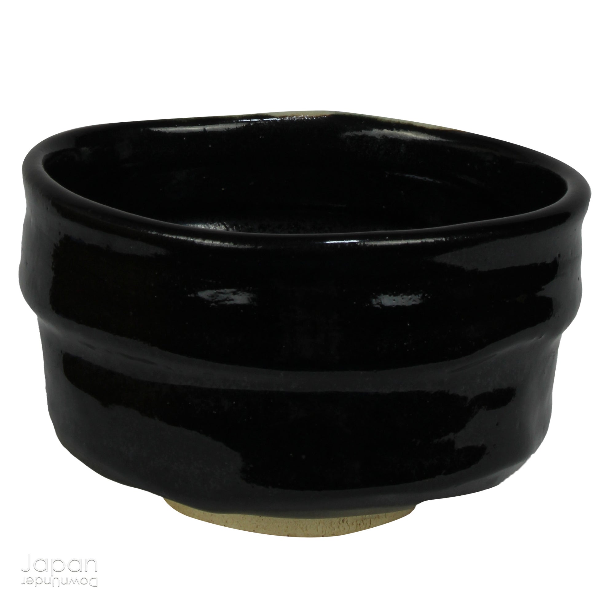 Experience the perfect blend of tradition and modernity with this stunning black Oribe matcha tea bowl. Crafted by the talented artist Yoshiyuki Sone, this unique piece boasts a contemporary design with a striking brown and beige geometric accent that adds a touch of sophistication to any tea ceremony.
The glossy black glaze of the bowl, paired with a minimalistic rectangular design, creates a striking contrast against the vibrant green matcha, making each sip feel even more special. True to the Oribe styl