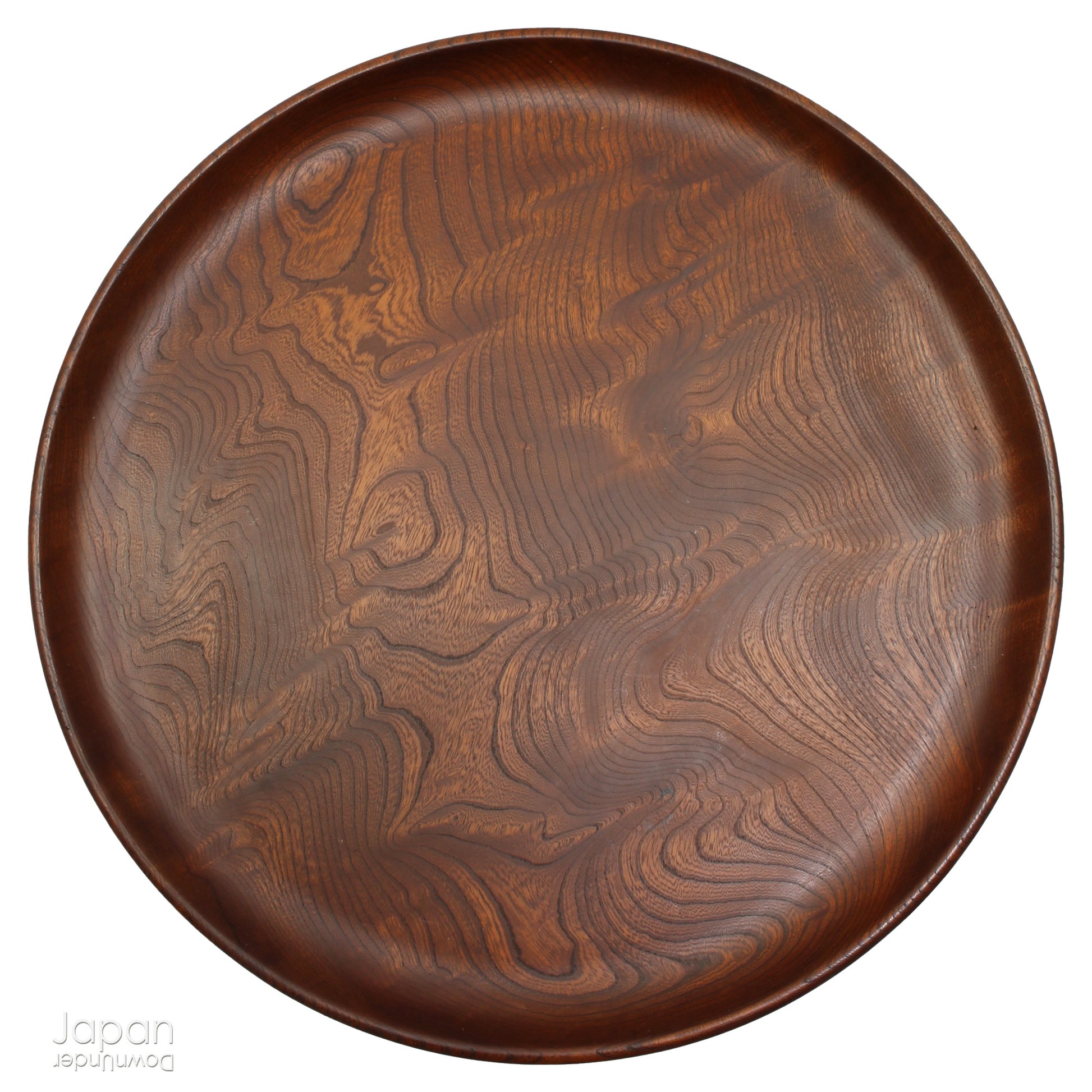 Bring timeless beauty and refined craftsmanship into your home with this very large antique tea tray - a striking piece perfect for tea ceremonies or as a unique decorative accent. Hand-carved from a single cross-section of high-quality zelkova (keyaki) wood, this tray seamlessly blends function and artistry, making it a standout addition to any setting.