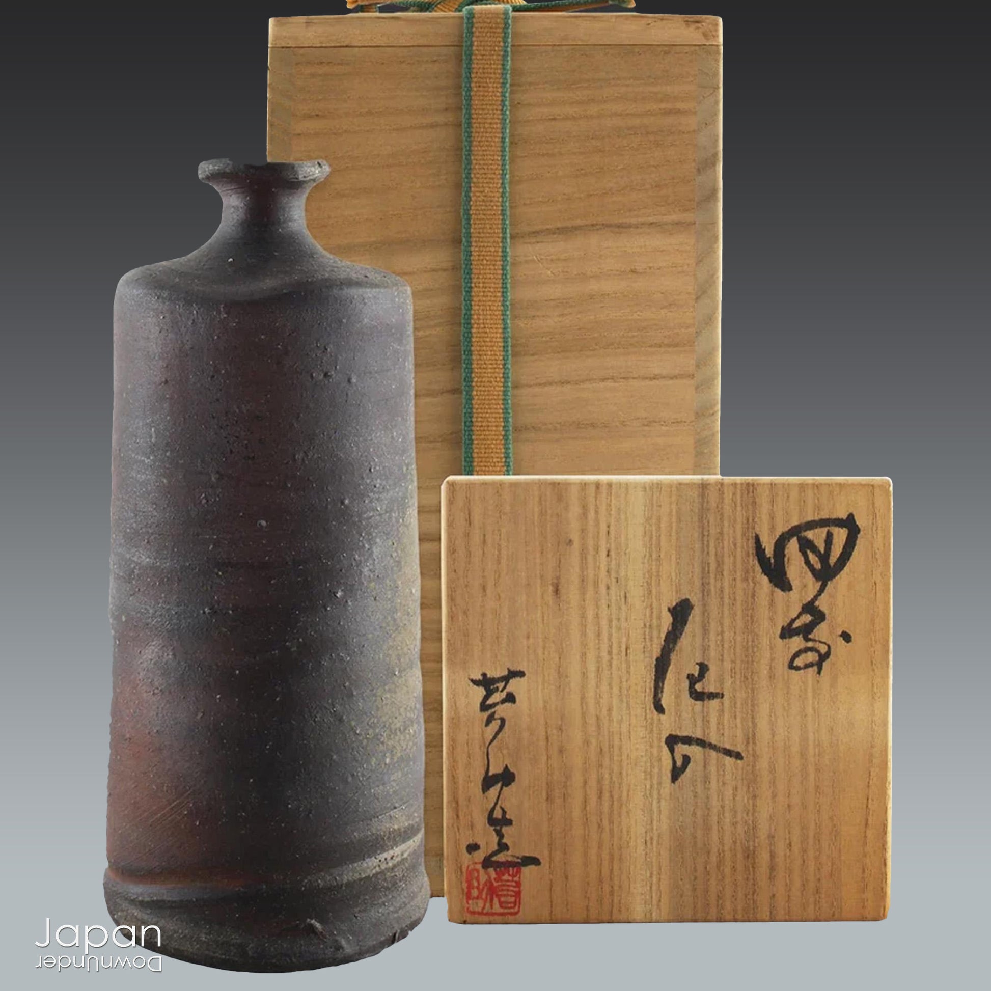 Handcrafted in classic Bizen style, this vase showcases the raw, unglazed clay and natural firing marks that make Bizen pottery so revered. Originating from one of Japan’s Six Ancient Kilns, Bizen ware has been treasured for its earthy textures, rich patina, and exceptional durability since the 12th century.