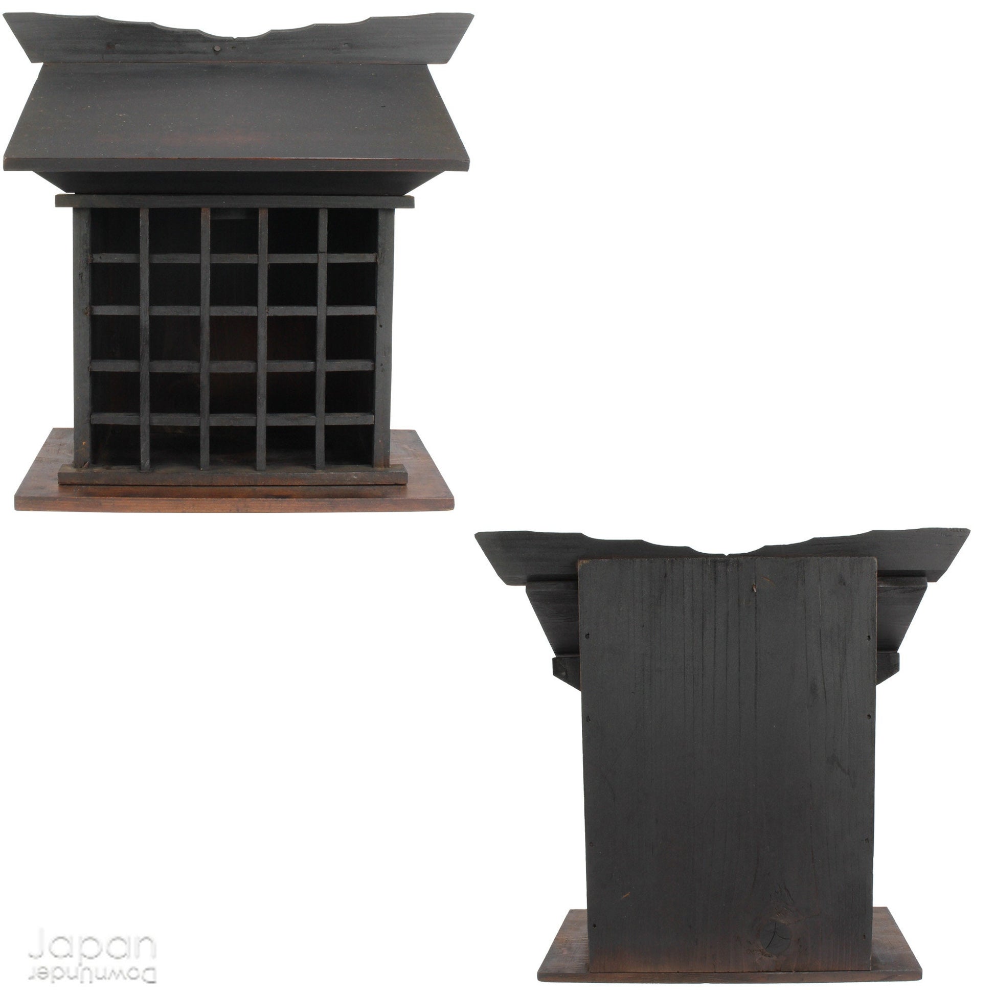 Bring a piece of history into your home with this 1900’s Shinto folk faith shrine, perfect for creating a sacred space on your own kamidana (god shelf) or within your home. This antique religious decor features the lucky gods, Ebisu and Daikoku.