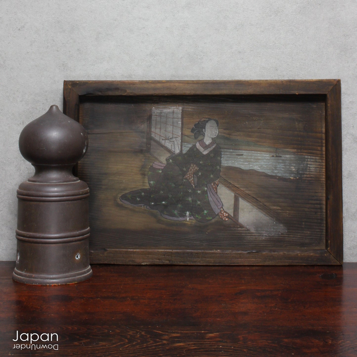 Stylish, Quality Japanese Antique, Vintage and More....Unlike the spiritual function of the smaller ema, large ema were more like objects of art, painted for both the gods and the public. They were hung in ema halls which became like art galleries.