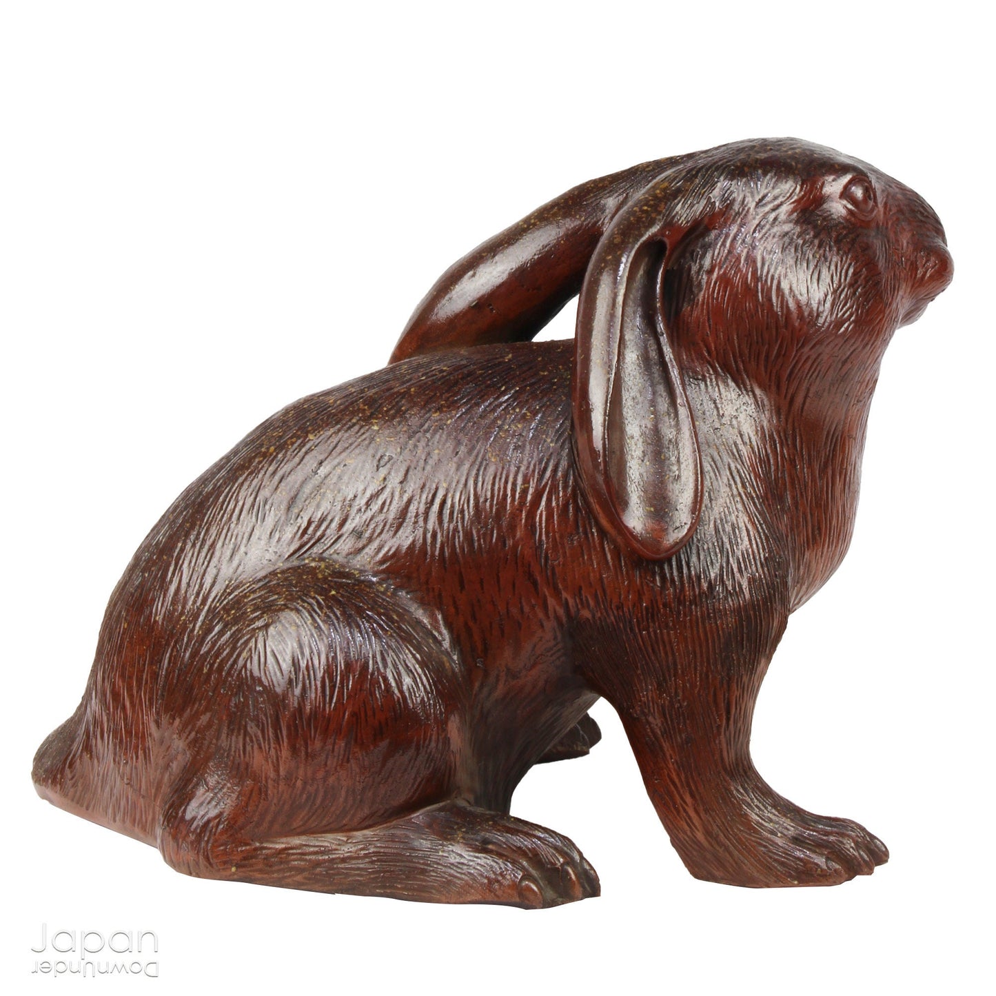 Step back in time with this wonderful Meiji era Bizen rabbit sculpture, a rare treasure that brings the essence of Japanese artistry into your home. This beautifully minimalist figure radiates rustic charm, effortlessly enhancing any room with its unique character and craftsmanship. Perfect for art collectors, enthusiasts, or anyone who appreciates the beauty of history captured in ceramic form.
