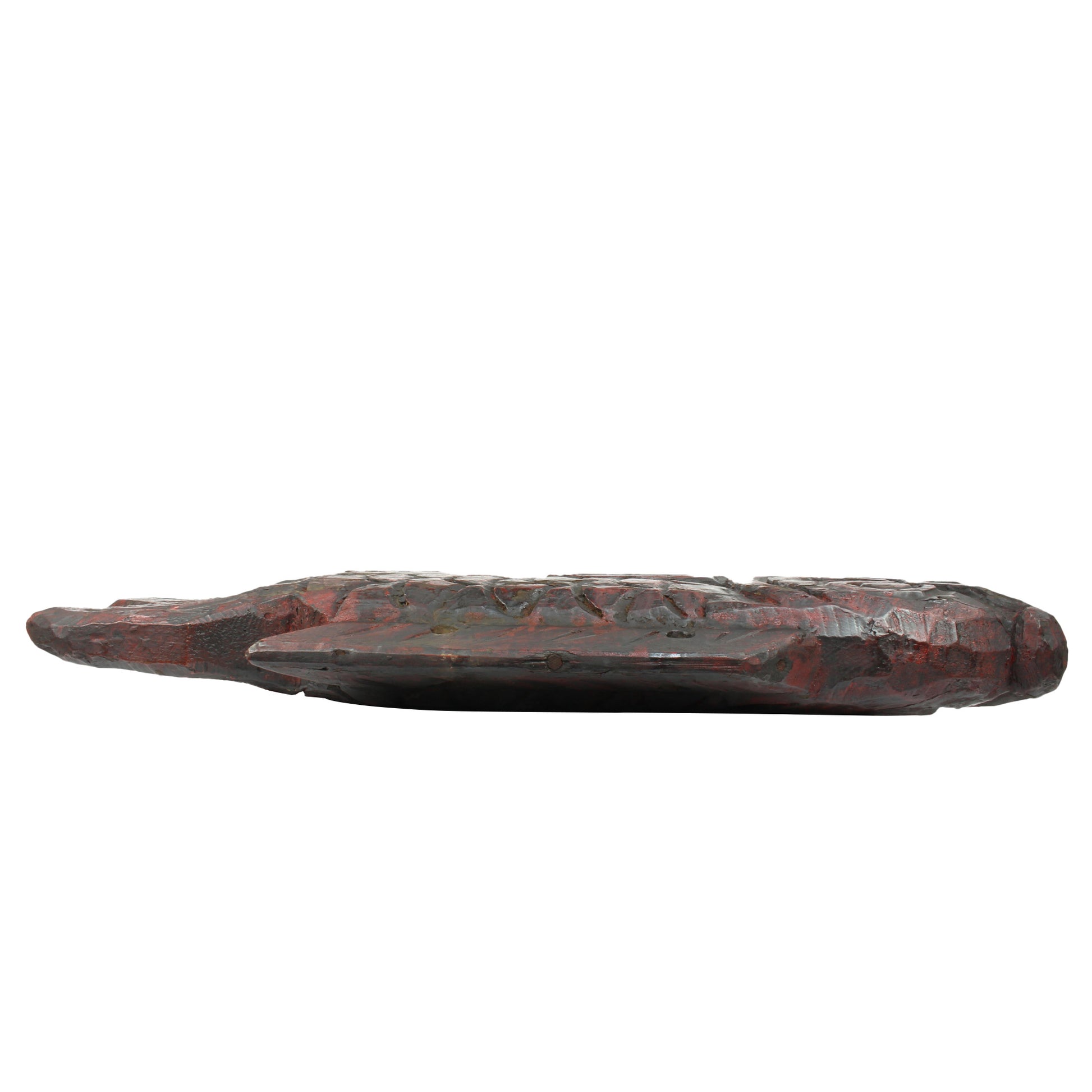 Transform your space with the beauty and history of this remarkable extra-large wooden Buddhist fish drum, a stunning piece that effortlessly blends rustic elegance with spiritual significance. Handcrafted with precision and care, this drum serves as a striking religious accent, perfect for any space with a touch of serenity and cultural depth.