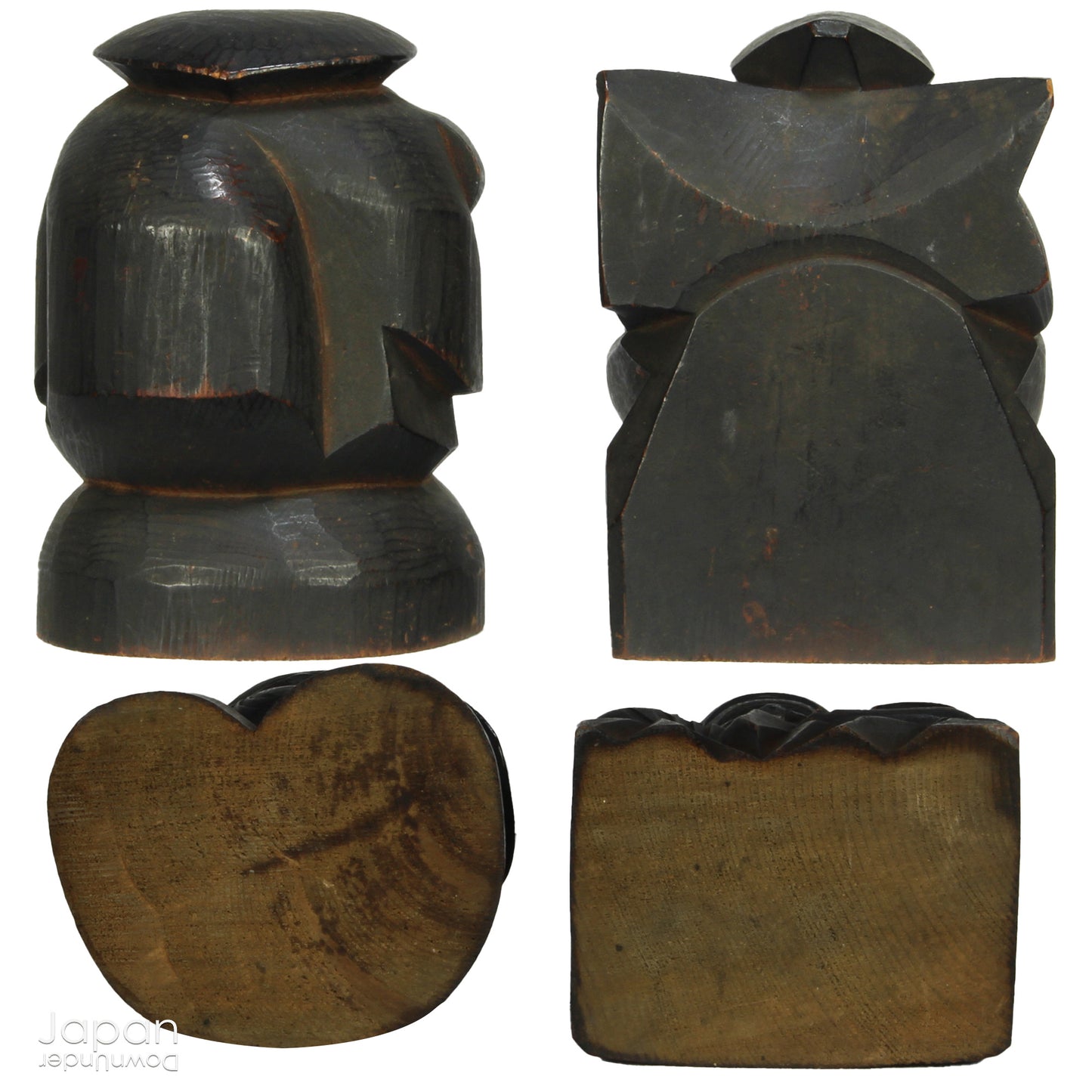 Experience the profound spirituality and artistry of Japan with this authentic Shinto folk faith shrine, dating back to the Meiji era. Perfectly suited for your own kamidana (god shelf) or as a sacred focal point within your home, this antique shrine honors the beloved lucky gods Ebisu and Daikoku - symbols of prosperity, good fortune, and well-being.