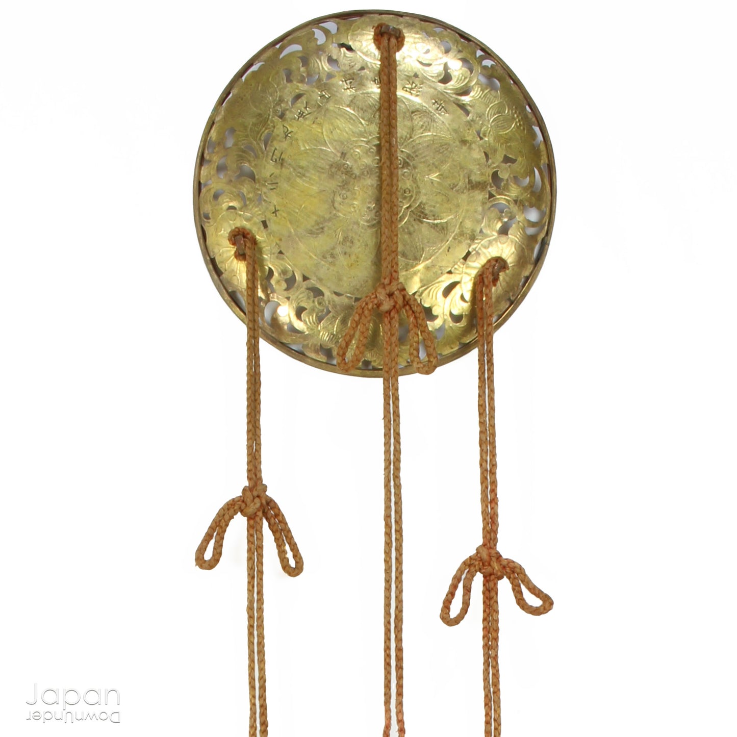 Infuse your home with beauty, spirituality, and history with this Japanese antique Buddhist brass flower plate. Traditionally used in Buddhist ceremonies, this stunning piece represents purification and protection. Whether displayed in your home or meditation space, this unique and meaningful item adds a touch of sacred elegance to any setting.
