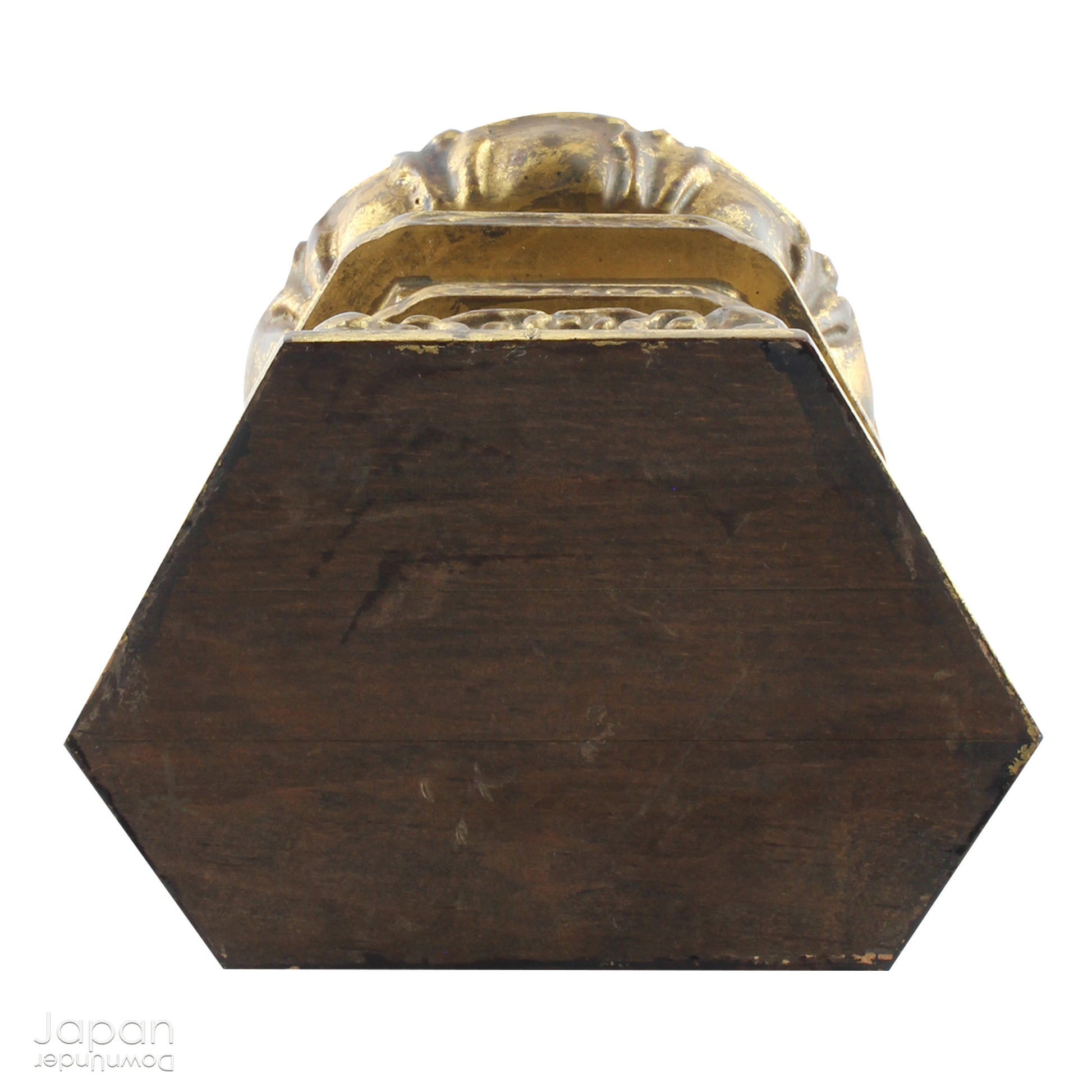 Elevate the energy of your space with this vintage gold gilt Amida Nyorai statue — a true masterpiece of Japanese craftsmanship. Handcrafted with precision, this antique statue embodies the  spiritual beauty of one of Buddhism’s most revered figures.