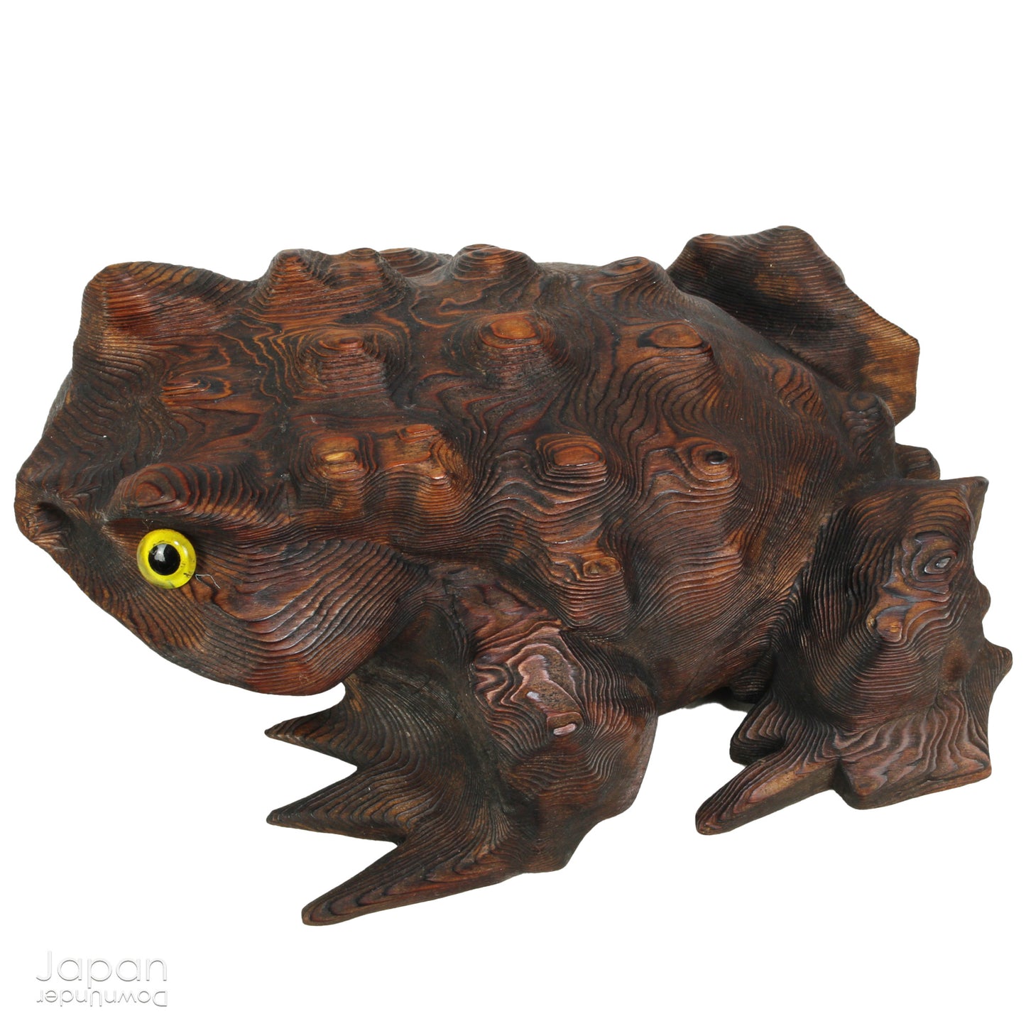 Bring a sense of joy, prosperity, and playful charm to your space with this delightful pair of vintage, handcrafted cypress wood frogs. These enchanting figures, lovingly created to symbolize good fortune, are more than just decor - they're a charming, lucky addition to any home. Perfect for collectors, nature lovers, or anyone who appreciates unique, meaningful treasures!