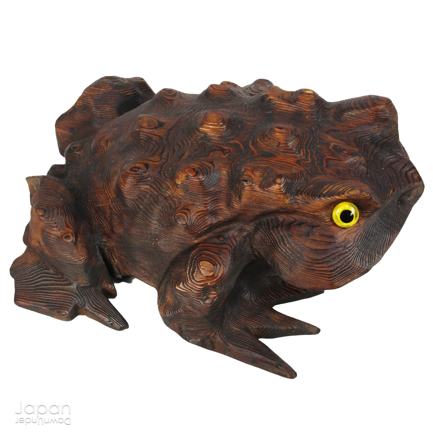 Bring a sense of joy, prosperity, and playful charm to your space with this delightful pair of vintage, handcrafted cypress wood frogs. These enchanting figures, lovingly created to symbolize good fortune, are more than just decor - they're a charming, lucky addition to any home. Perfect for collectors, nature lovers, or anyone who appreciates unique, meaningful treasures!